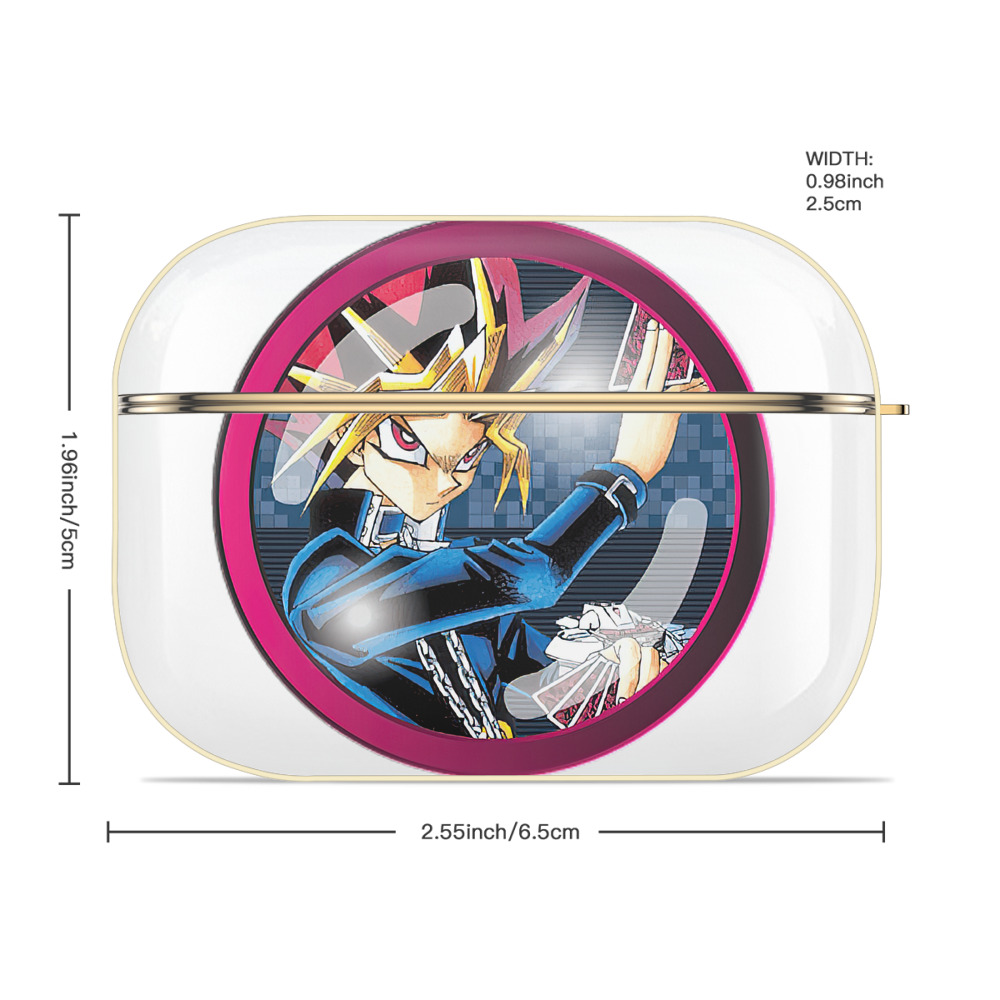 遊☆戯☆王 Yu-Gi-Oh! 【AirPods Pro用】ハードシェル保護ケース｜耐衝撃・防指紋・カラビナ付き商品仕様
