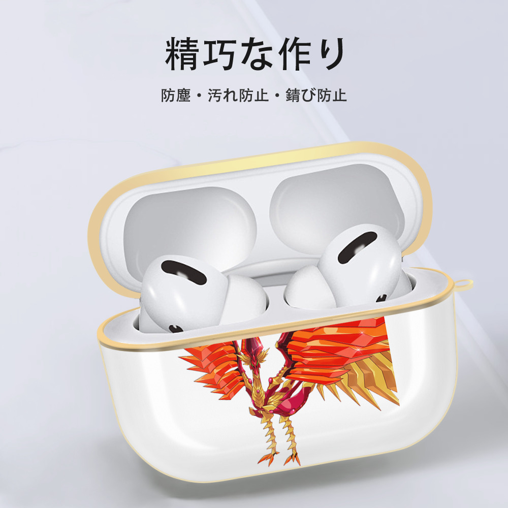 遊☆戯☆王 Yu-Gi-Oh! 【AirPods Pro用】ハードシェル保護ケース｜耐衝撃・防指紋・カラビナ付き商品仕様