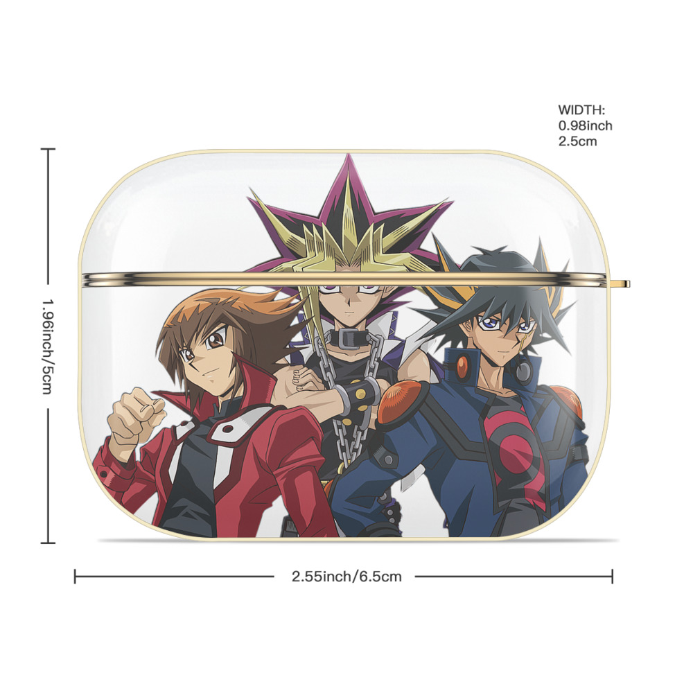 遊☆戯☆王 Yu-Gi-Oh! 【AirPods Pro用】ハードシェル保護ケース｜耐衝撃・防指紋・カラビナ付き商品仕様