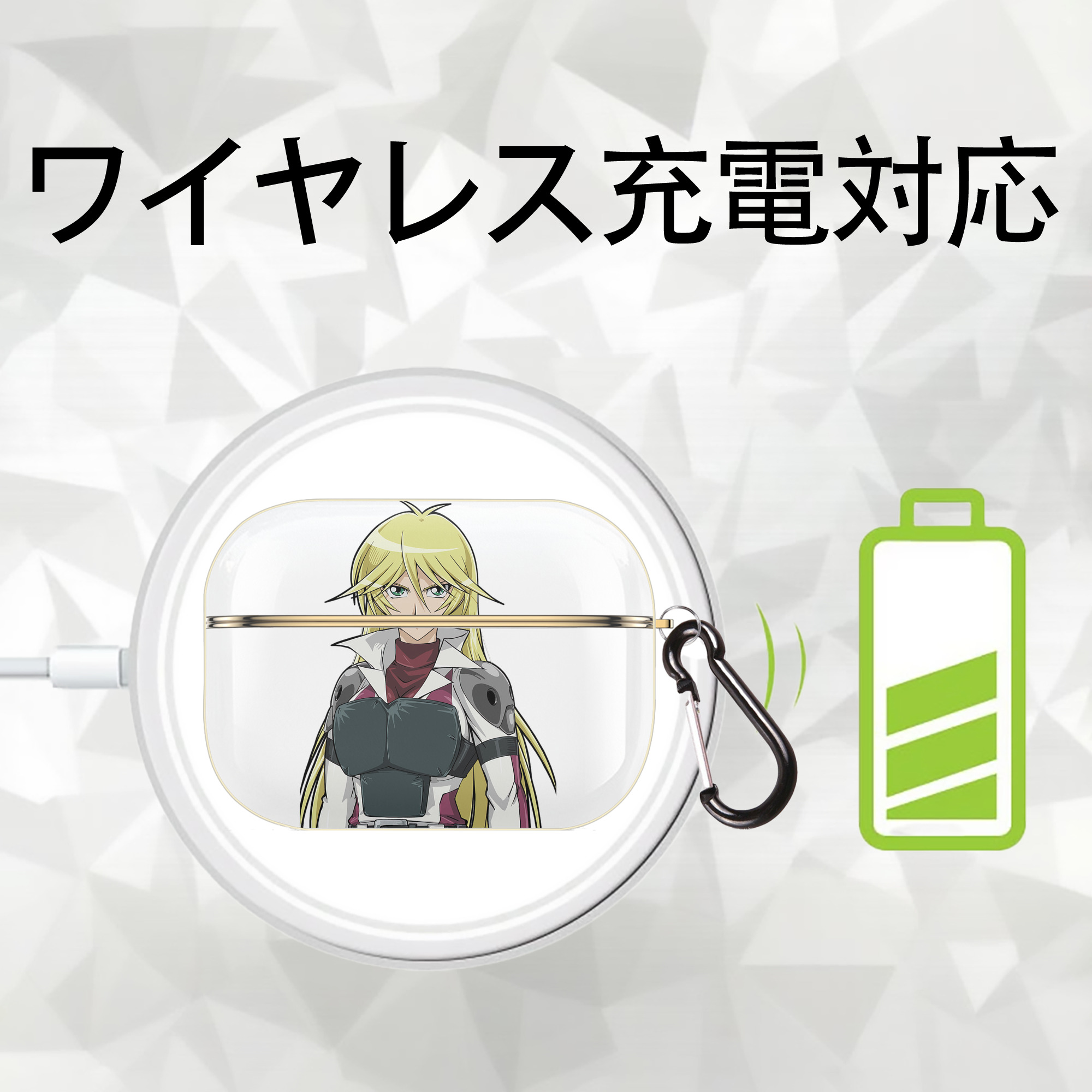 遊☆戯☆王 Yu-Gi-Oh! 【AirPods Pro用】ハードシェル保護ケース｜耐衝撃・防指紋・カラビナ付き商品仕様