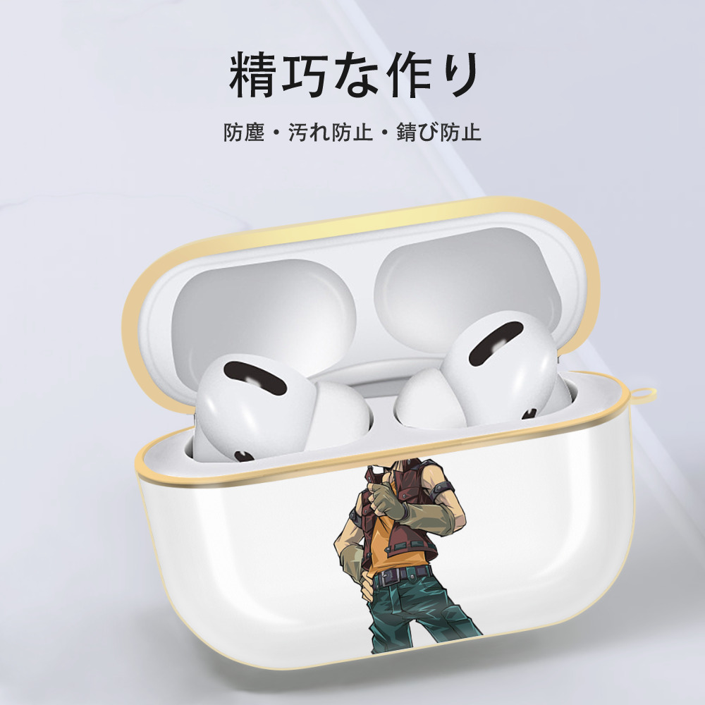 遊☆戯☆王 Yu-Gi-Oh! 【AirPods Pro用】ハードシェル保護ケース｜耐衝撃・防指紋・カラビナ付き商品仕様