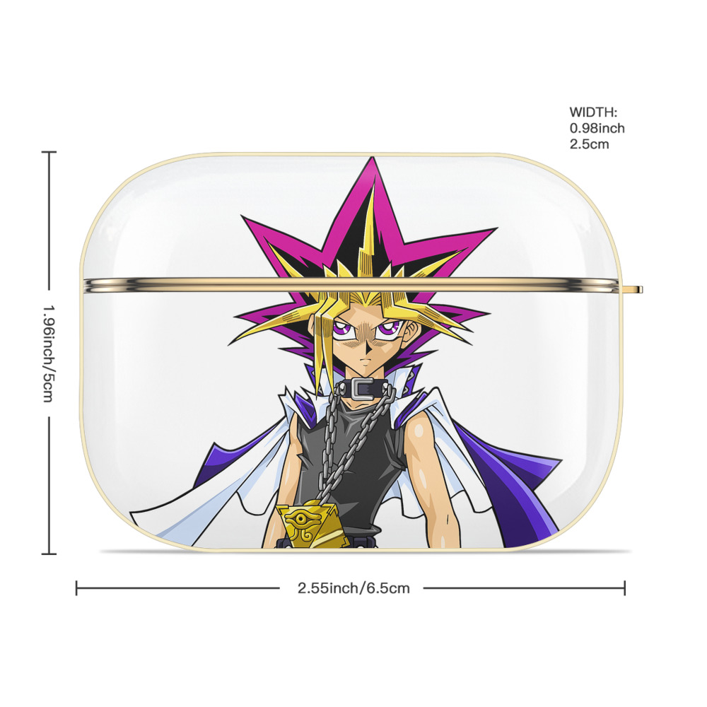 遊☆戯☆王 Yu-Gi-Oh! 【AirPods Pro用】ハードシェル保護ケース｜耐衝撃・防指紋・カラビナ付き商品仕様