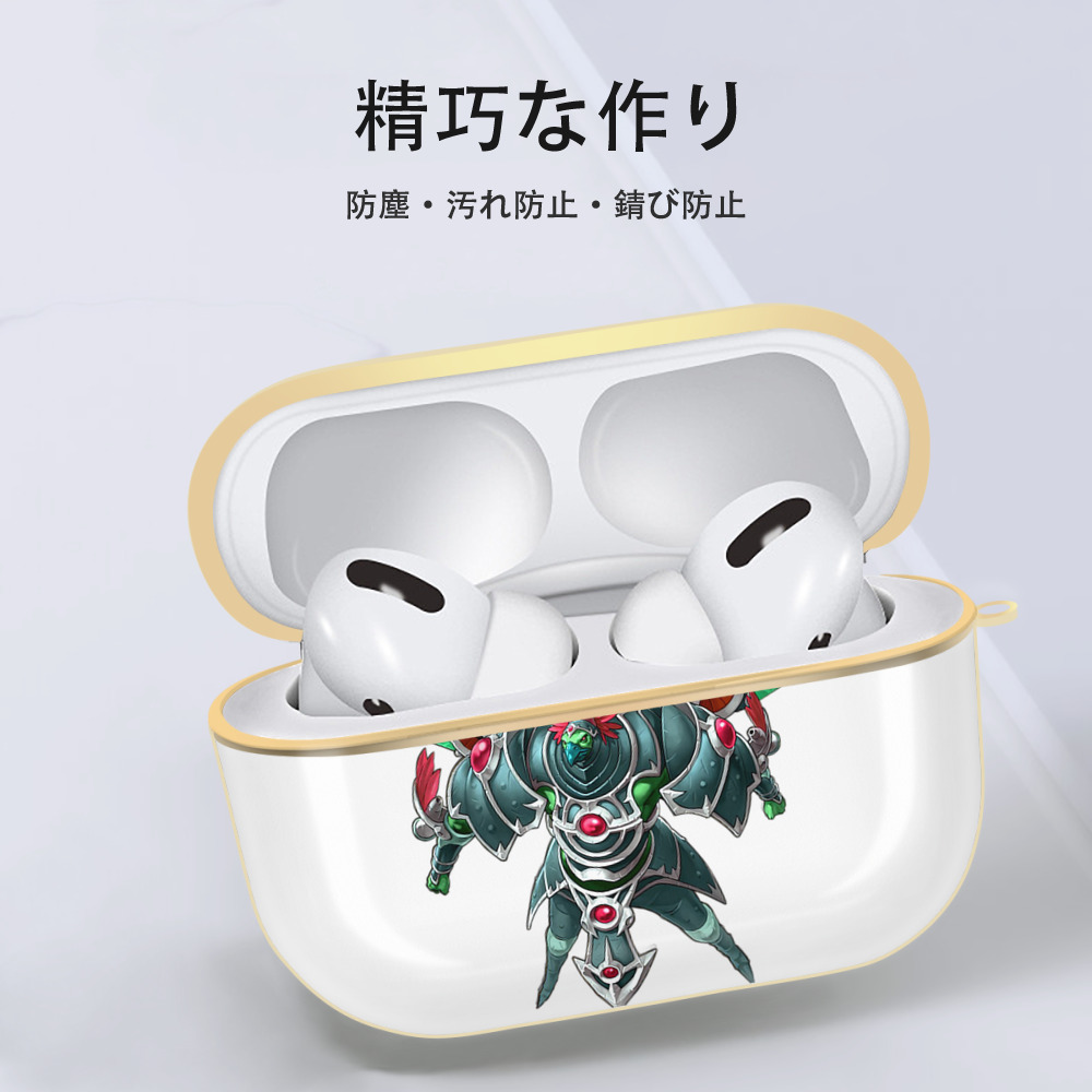 遊☆戯☆王 Yu-Gi-Oh! 【AirPods Pro用】ハードシェル保護ケース｜耐衝撃・防指紋・カラビナ付き商品仕様
