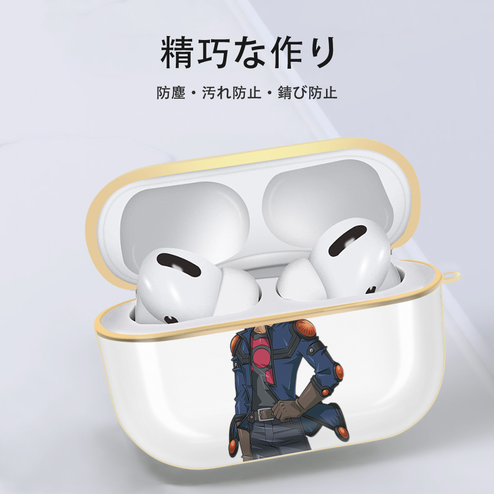 遊☆戯☆王 Yu-Gi-Oh! 【AirPods Pro用】ハードシェル保護ケース｜耐衝撃・防指紋・カラビナ付き商品仕様