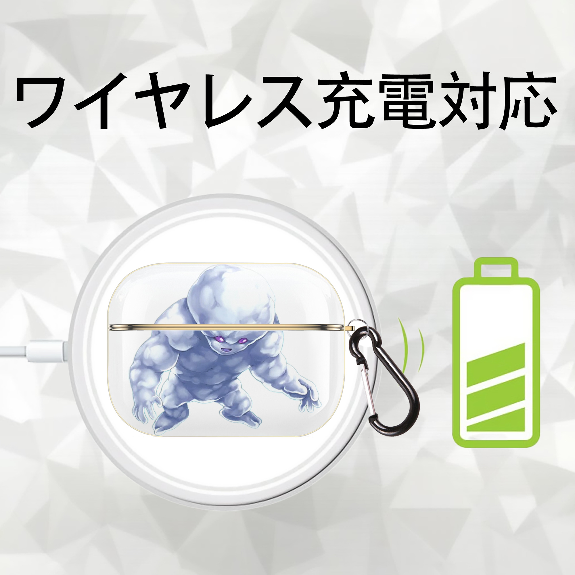 遊☆戯☆王 Yu-Gi-Oh! 【AirPods Pro用】ハードシェル保護ケース｜耐衝撃・防指紋・カラビナ付き商品仕様