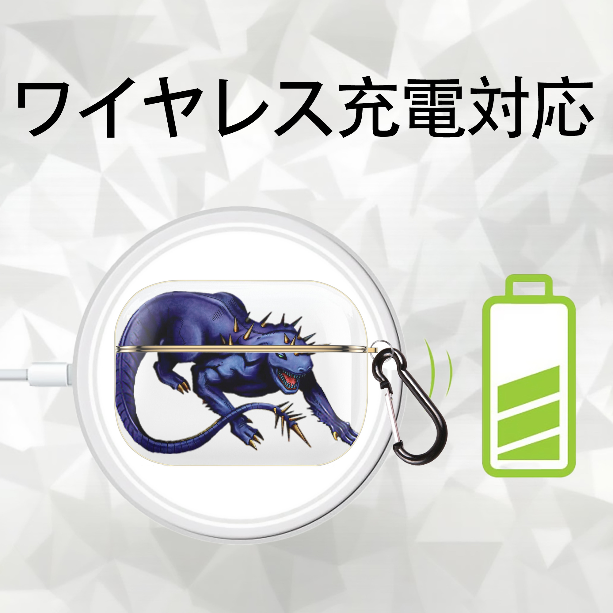遊☆戯☆王 Yu-Gi-Oh! 【AirPods Pro用】ハードシェル保護ケース｜耐衝撃・防指紋・カラビナ付き商品仕様