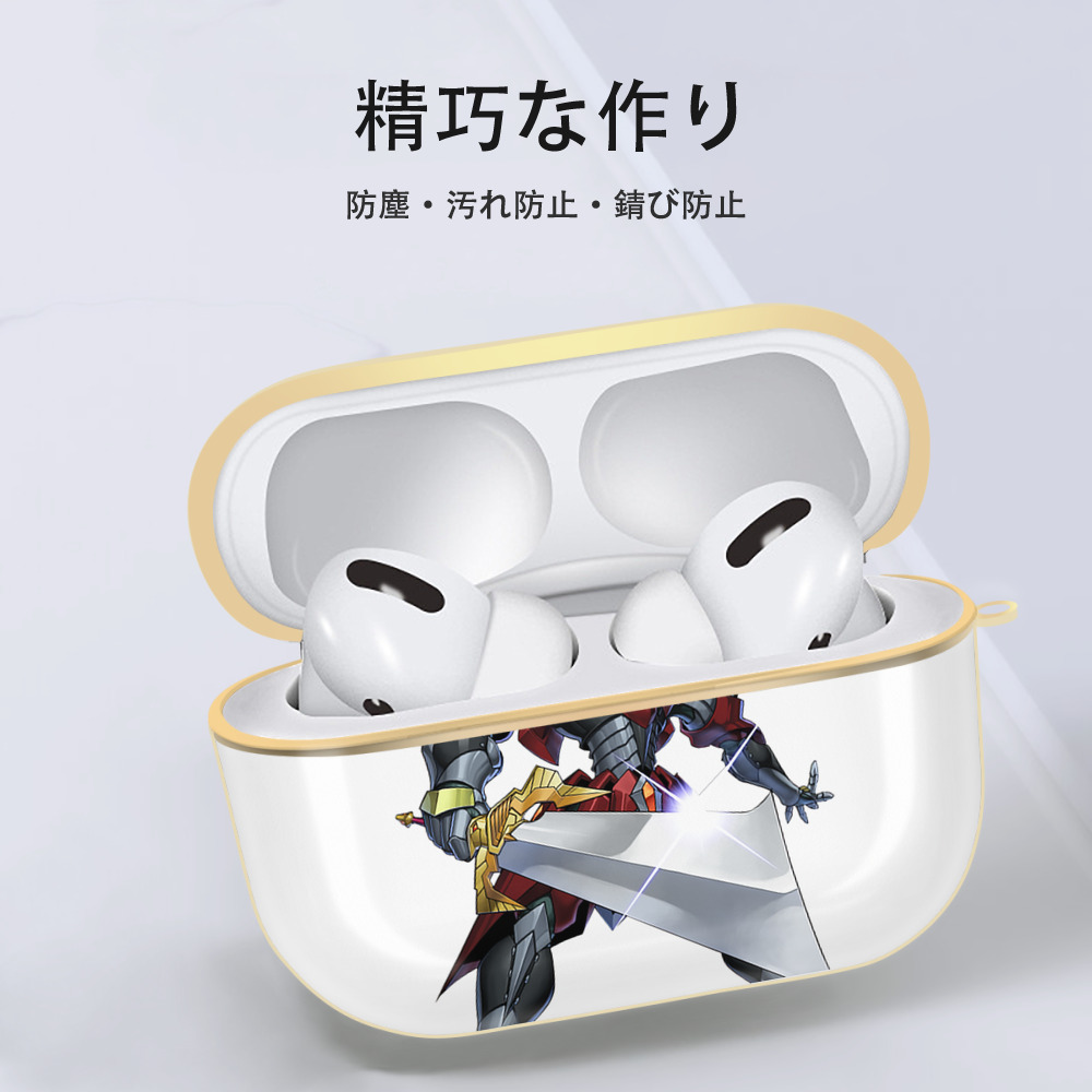 遊☆戯☆王 Yu-Gi-Oh! 【AirPods Pro用】ハードシェル保護ケース｜耐衝撃・防指紋・カラビナ付き商品仕様