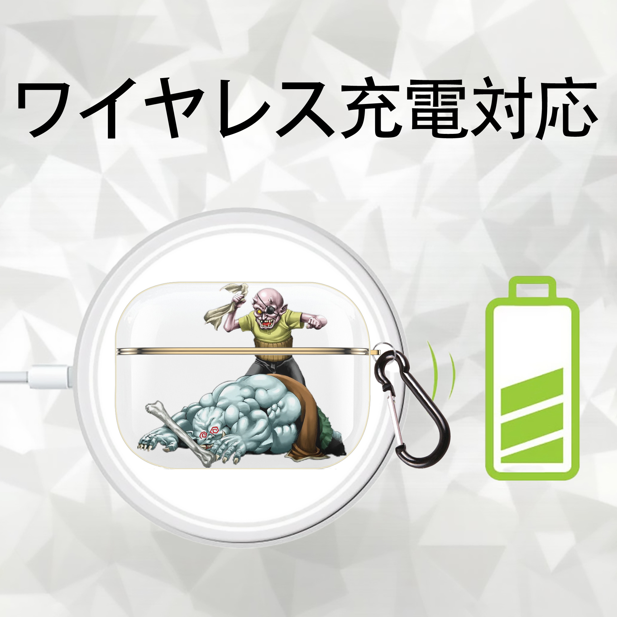 遊☆戯☆王 Yu-Gi-Oh! 【AirPods Pro用】ハードシェル保護ケース｜耐衝撃・防指紋・カラビナ付き商品仕様