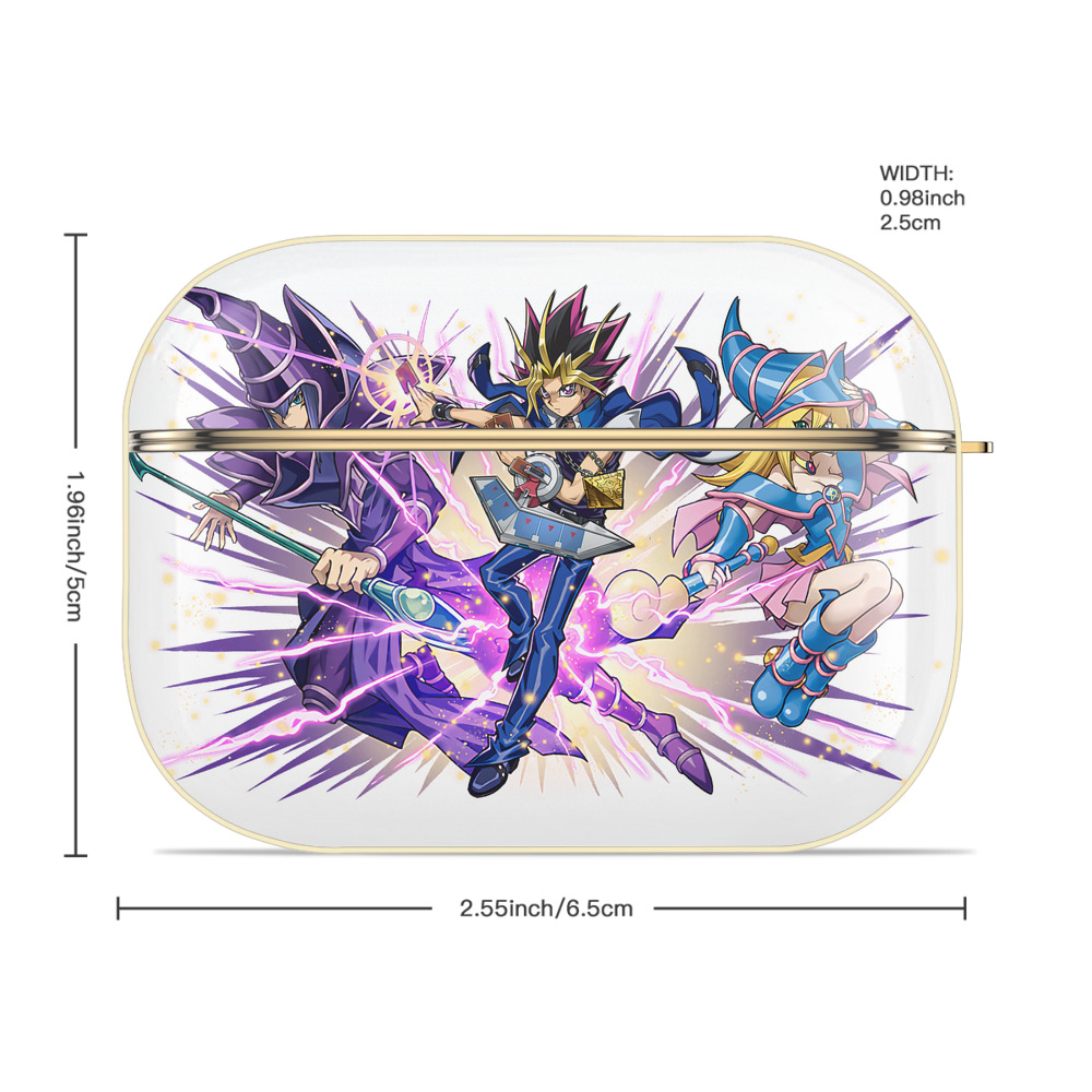 遊☆戯☆王 Yu-Gi-Oh! 【AirPods Pro用】ハードシェル保護ケース｜耐衝撃・防指紋・カラビナ付き商品仕様