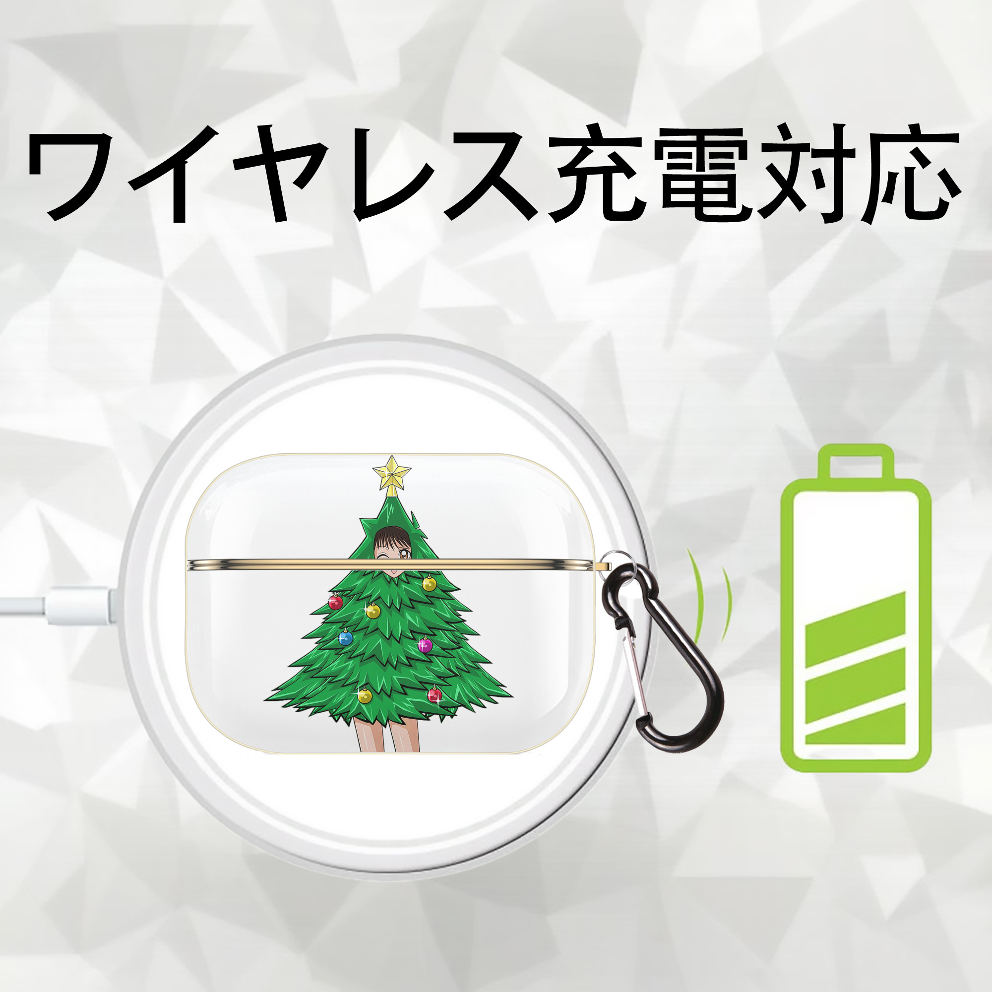 遊☆戯☆王 Yu-Gi-Oh! 【AirPods Pro用】ハードシェル保護ケース｜耐衝撃・防指紋・カラビナ付き商品仕様