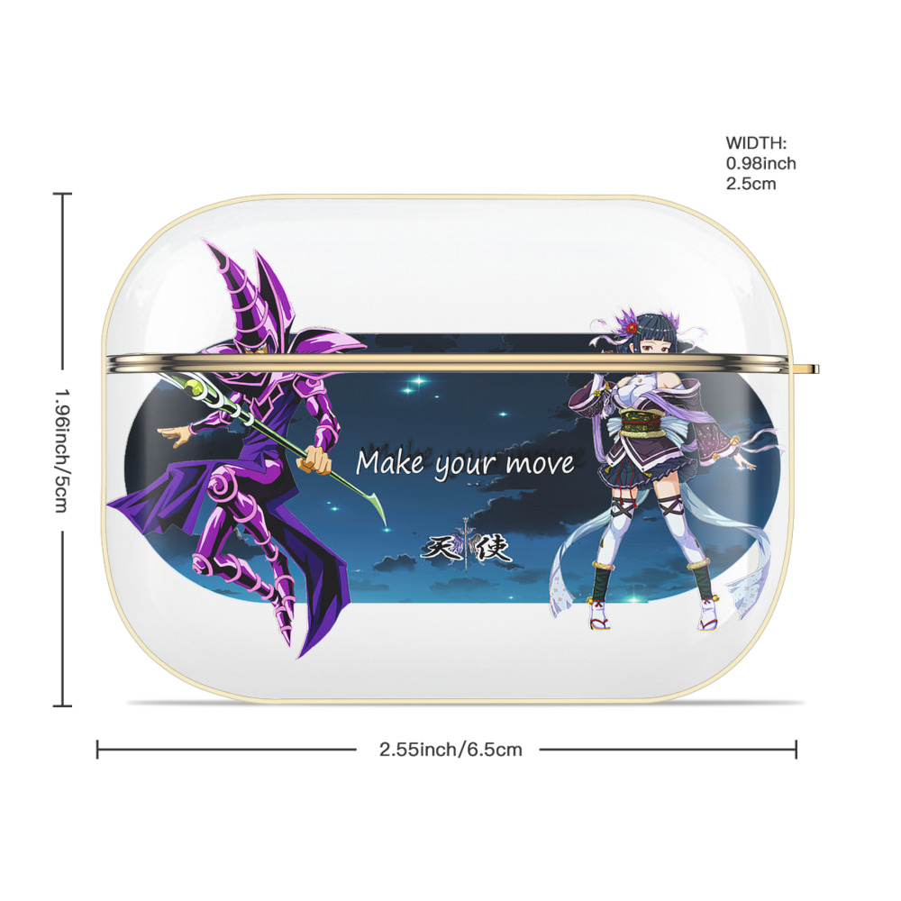 遊☆戯☆王 Yu-Gi-Oh! 【AirPods Pro用】ハードシェル保護ケース｜耐衝撃・防指紋・カラビナ付き商品仕様
