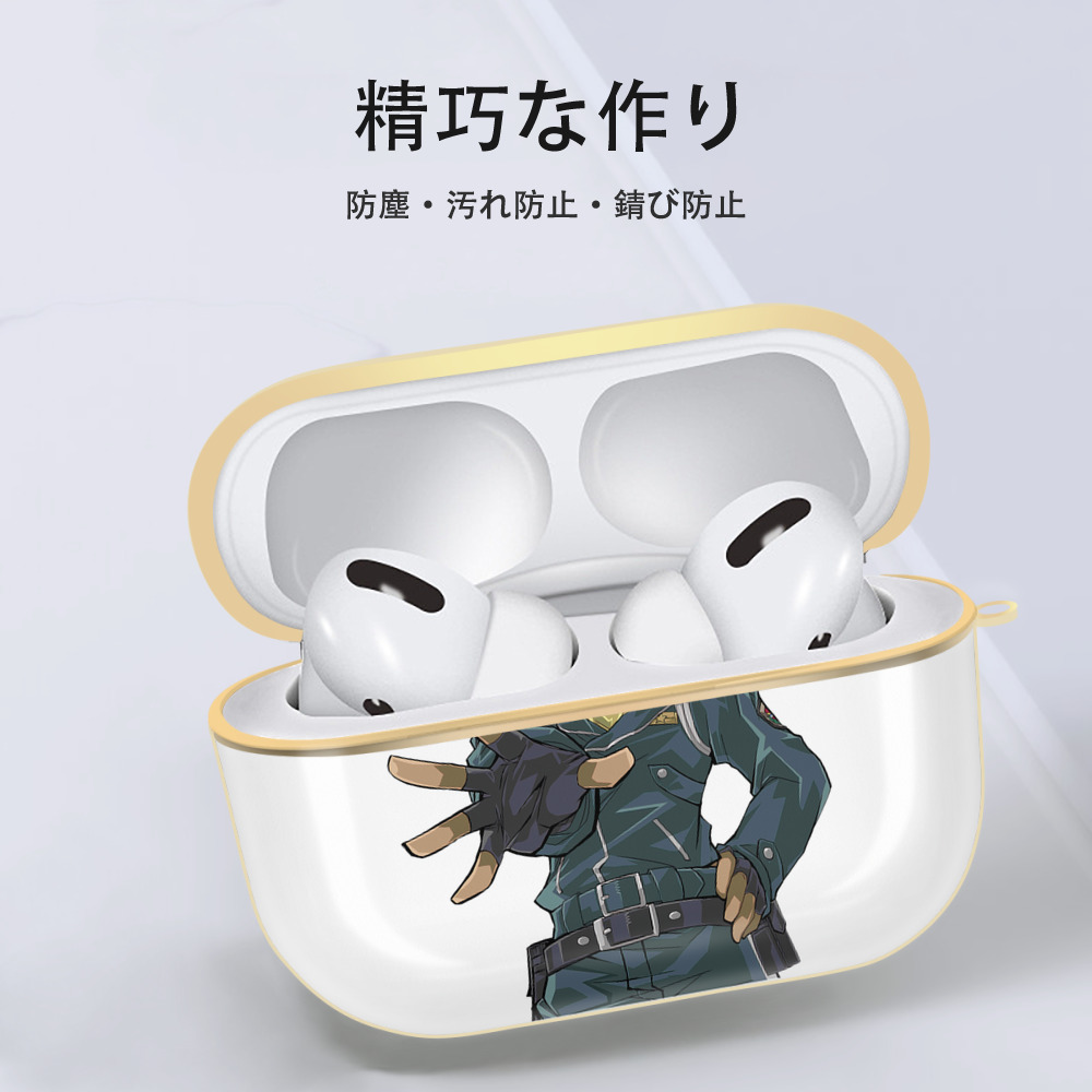 遊☆戯☆王 Yu-Gi-Oh! 【AirPods Pro用】ハードシェル保護ケース｜耐衝撃・防指紋・カラビナ付き商品仕様