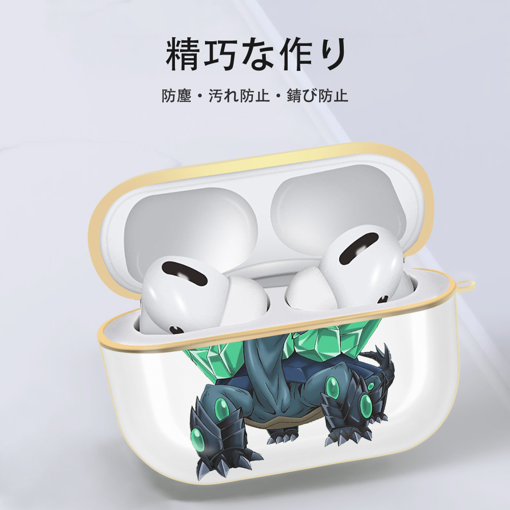遊☆戯☆王 Yu-Gi-Oh! 【AirPods Pro用】ハードシェル保護ケース｜耐衝撃・防指紋・カラビナ付き商品仕様