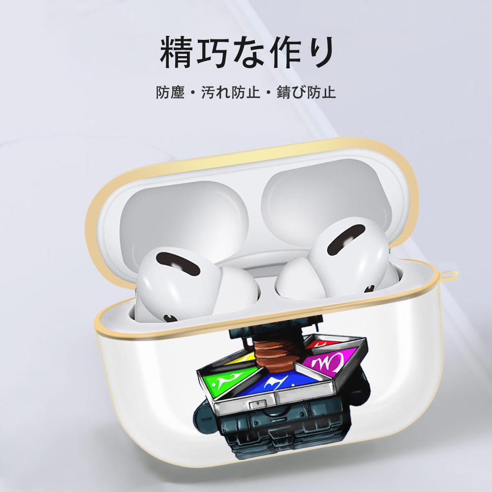 遊☆戯☆王 Yu-Gi-Oh! 【AirPods Pro用】ハードシェル保護ケース｜耐衝撃・防指紋・カラビナ付き商品仕様