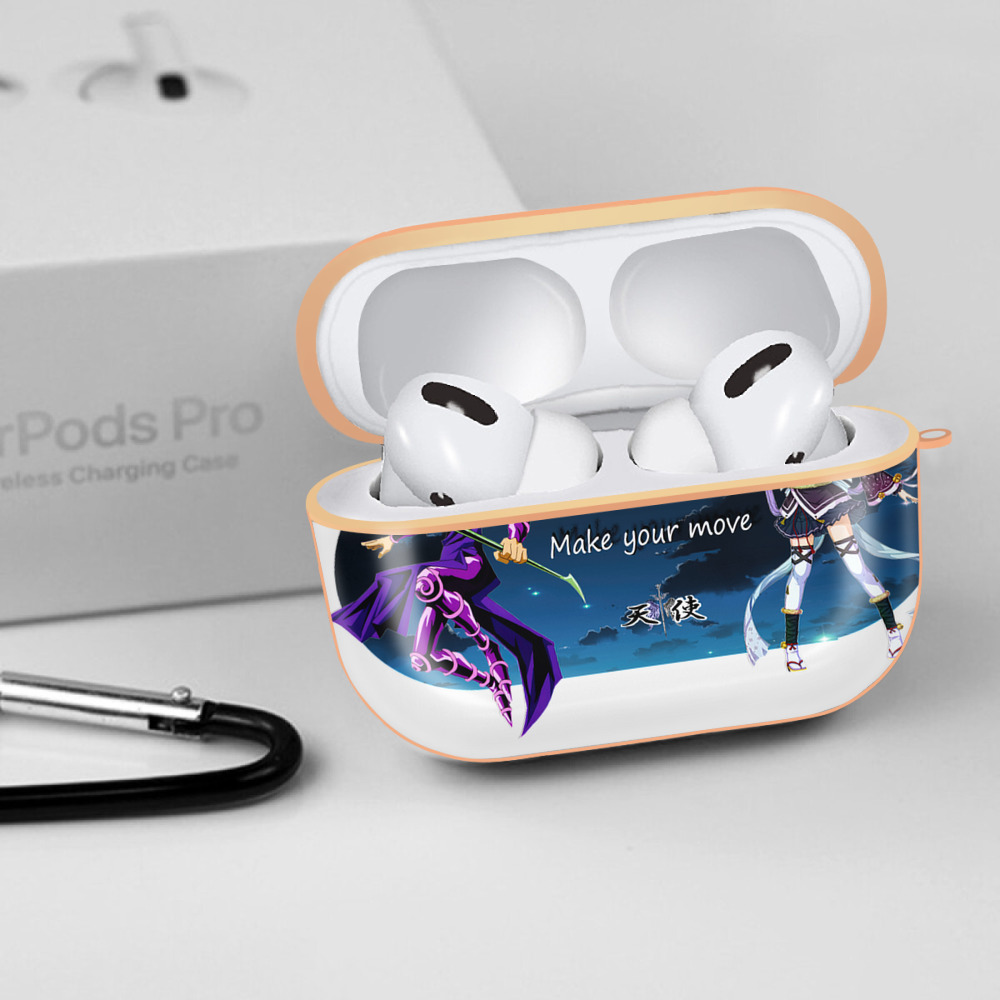 遊☆戯☆王 Yu-Gi-Oh! 【AirPods Pro用】ハードシェル保護ケース｜耐衝撃・防指紋・カラビナ付き商品仕様