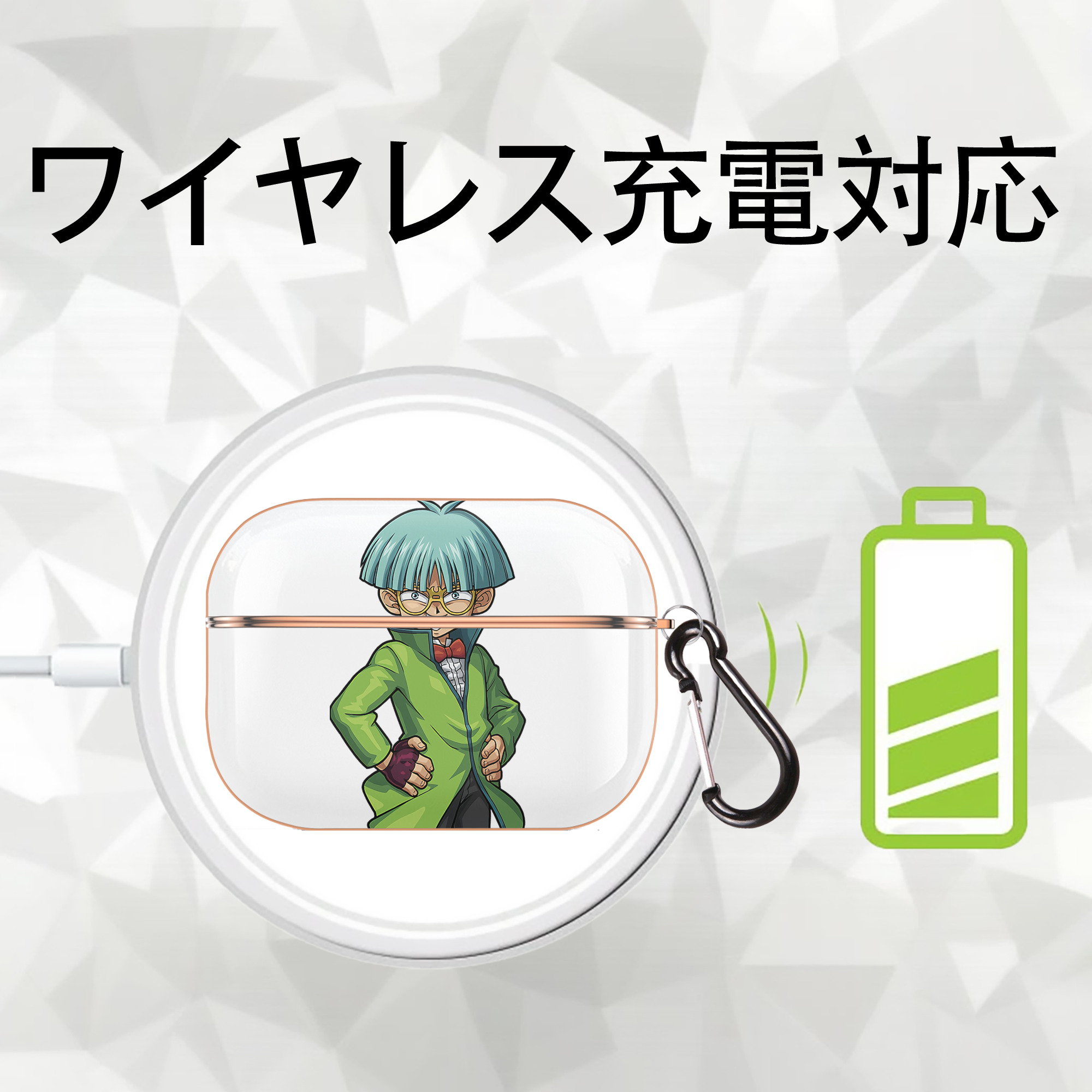 遊☆戯☆王 Yu-Gi-Oh! 【AirPods Pro用】ハードシェル保護ケース｜耐衝撃・防指紋・カラビナ付き商品仕様