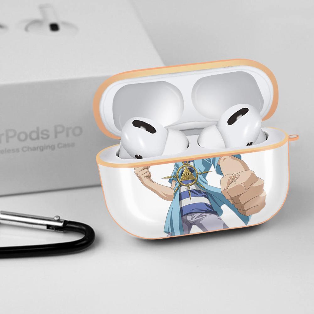 遊☆戯☆王 Yu-Gi-Oh! 【AirPods Pro用】ハードシェル保護ケース｜耐衝撃・防指紋・カラビナ付き商品仕様