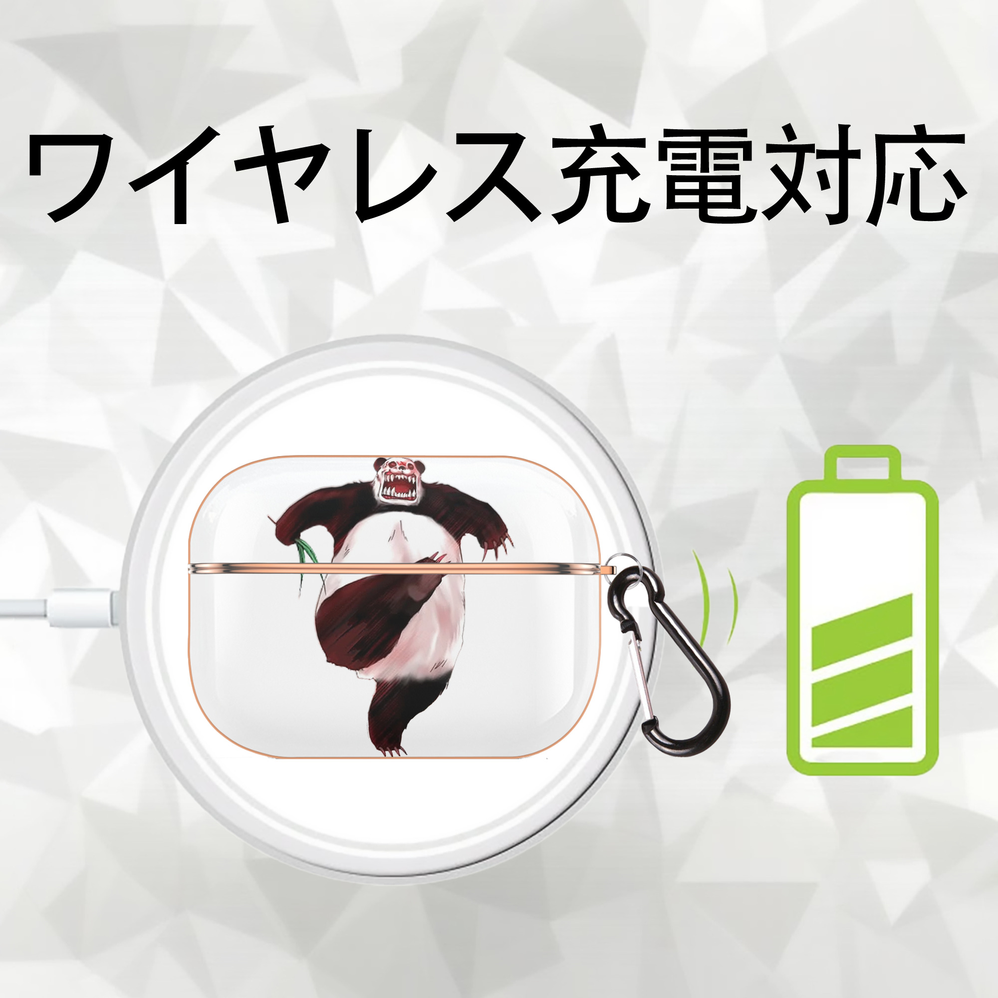 遊☆戯☆王 Yu-Gi-Oh! 【AirPods Pro用】ハードシェル保護ケース｜耐衝撃・防指紋・カラビナ付き商品仕様