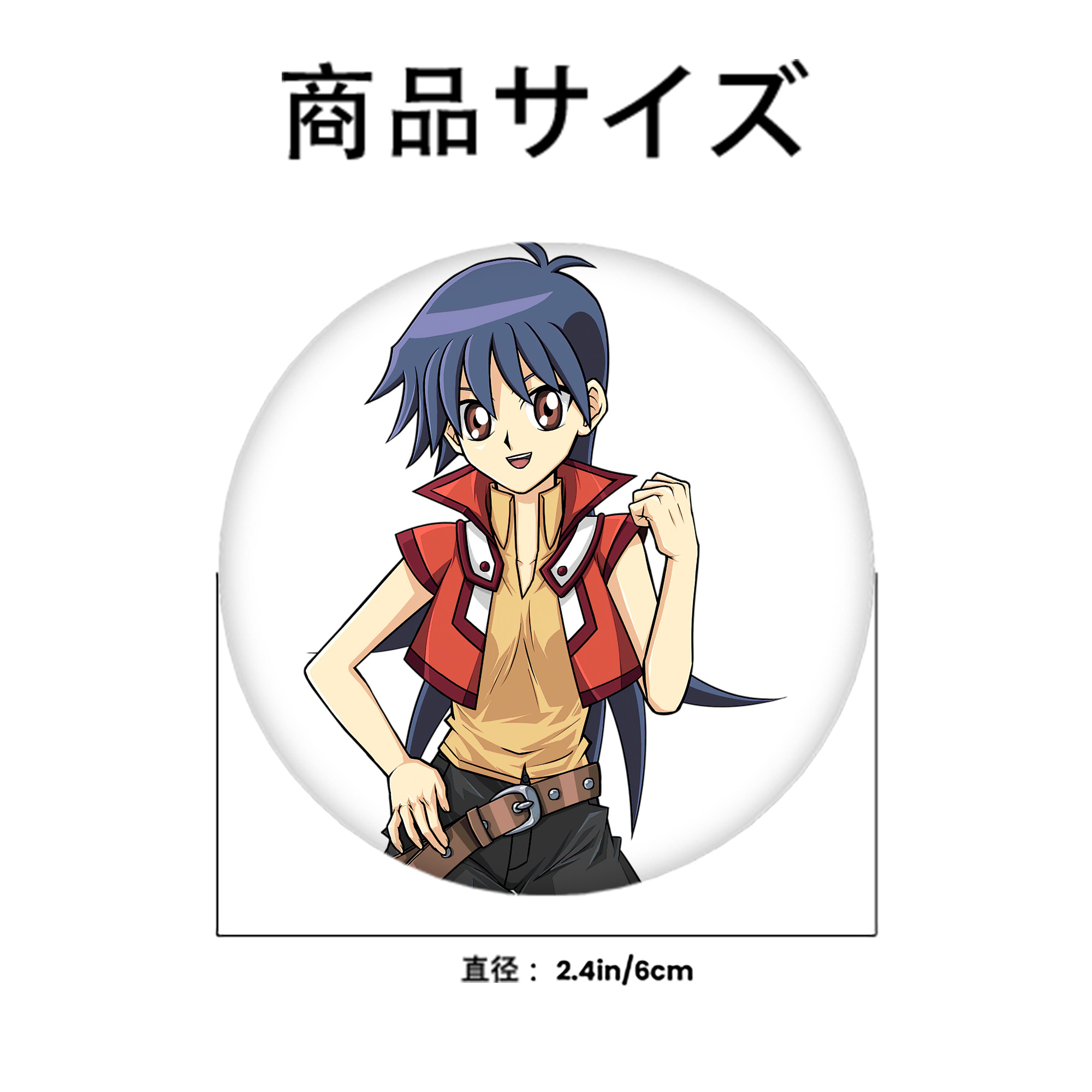 遊☆戯☆王 Yu-Gi-Oh! 6cm 缶バッジ 複数セット