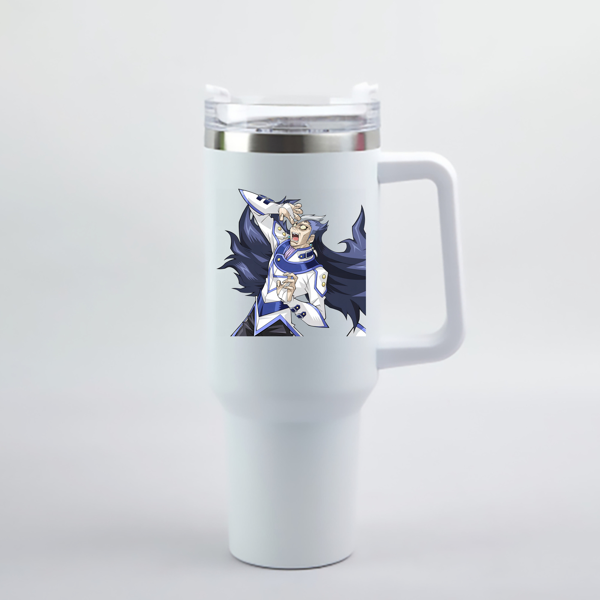 （画像用） 遊☆戯☆王 Yu-Gi-Oh! 1200mL車用タンブラー - クリスタルステッカー（プラスチックストロー付き）