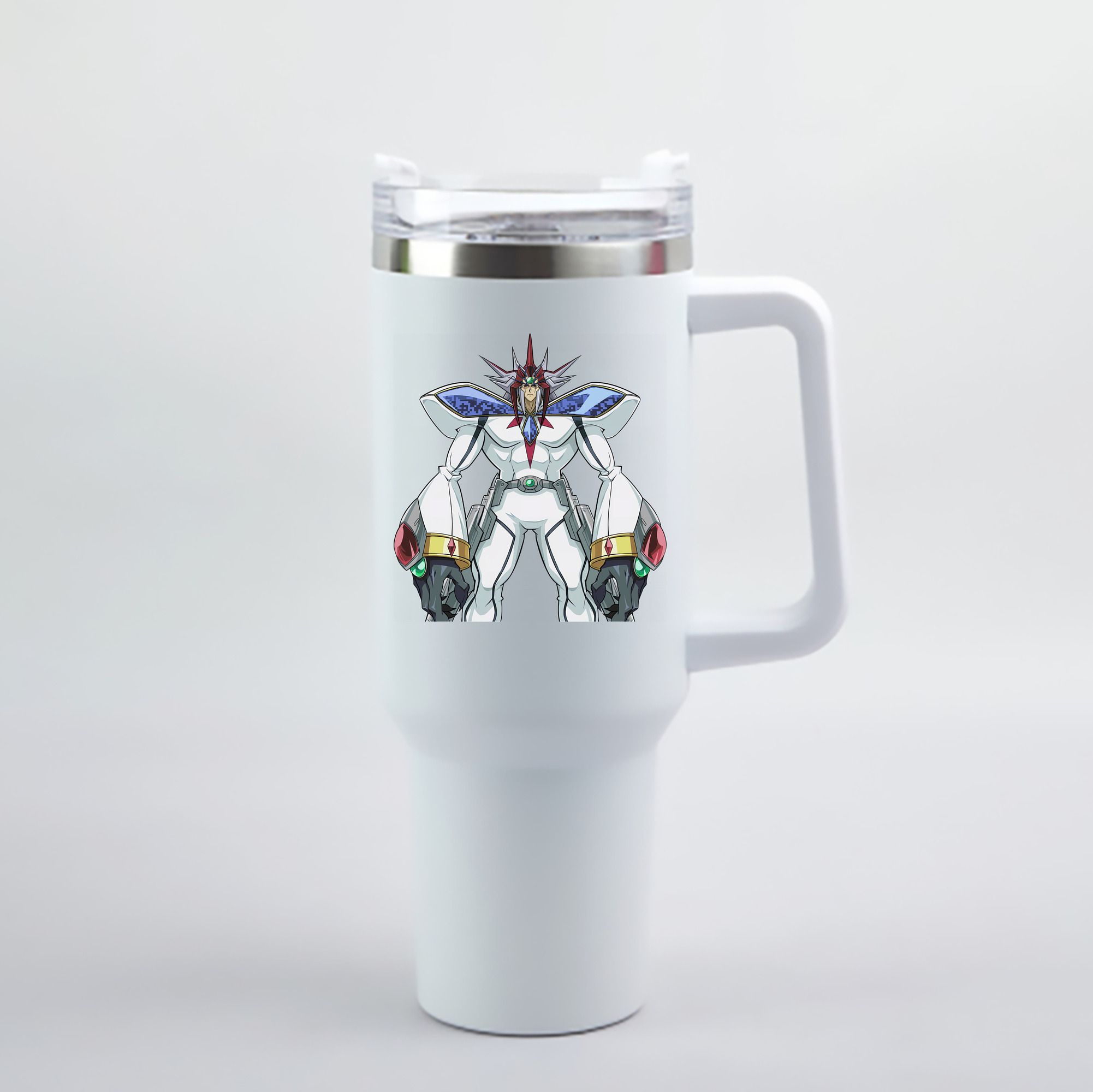 （画像用） 遊☆戯☆王 Yu-Gi-Oh! 1200mL車用タンブラー - クリスタルステッカー（プラスチックストロー付き）