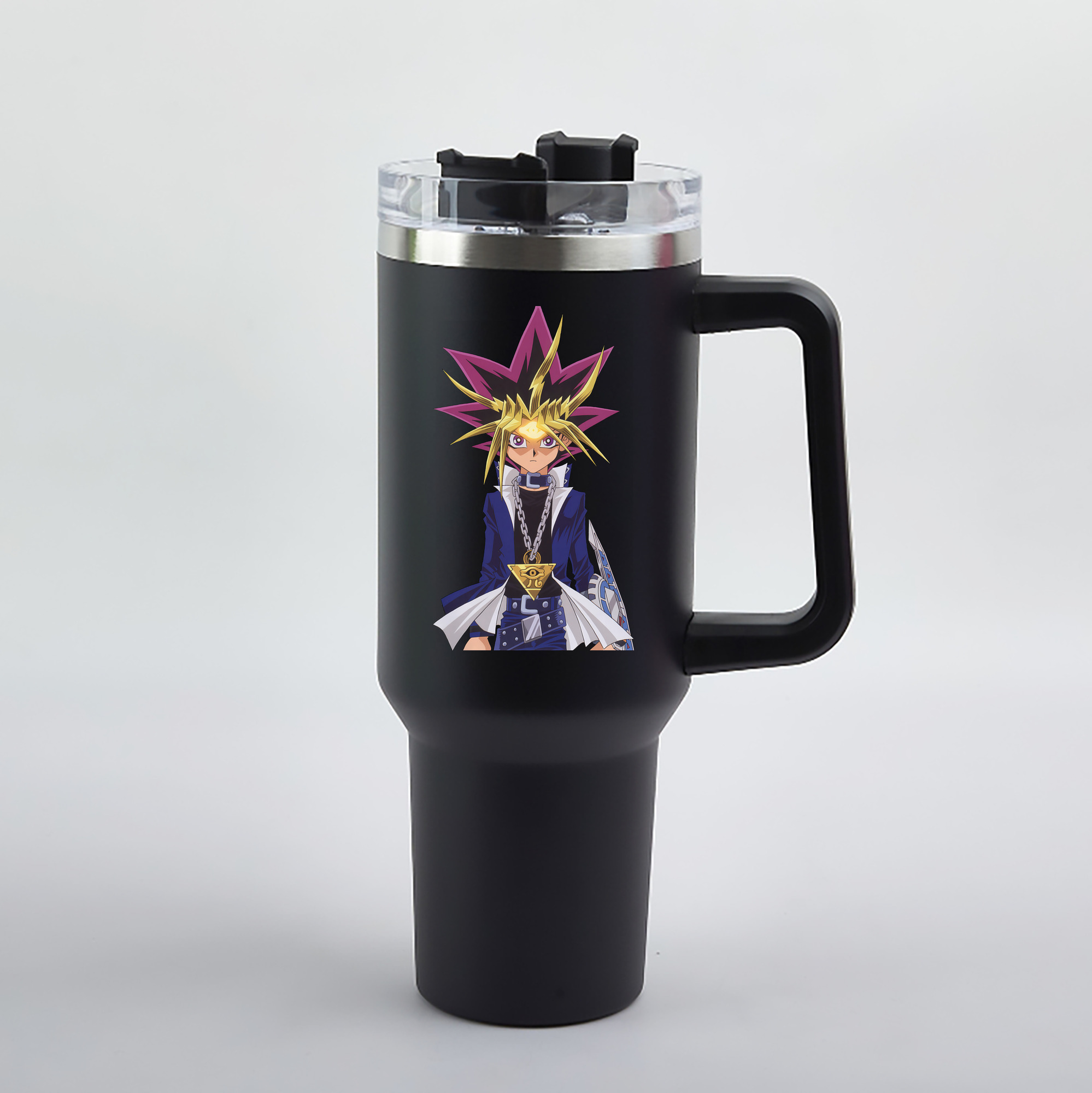（画像用） 遊☆戯☆王 Yu-Gi-Oh! 1200mL車用タンブラー（カラープリント）