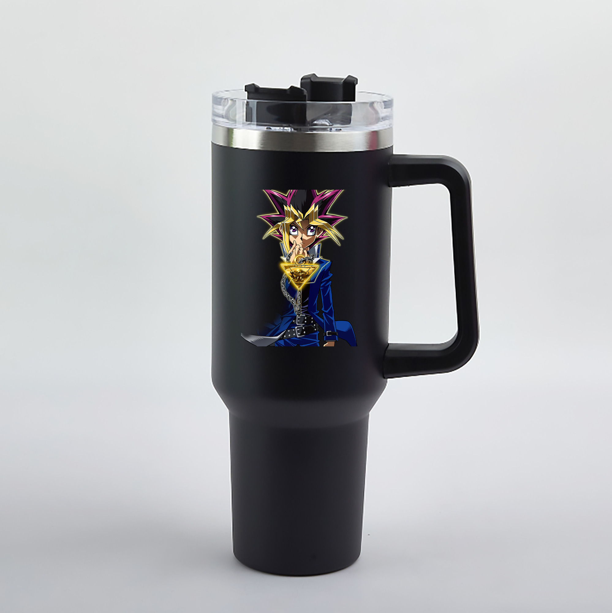 （画像用） 遊☆戯☆王 Yu-Gi-Oh! 1200mL車用タンブラー（カラープリント）