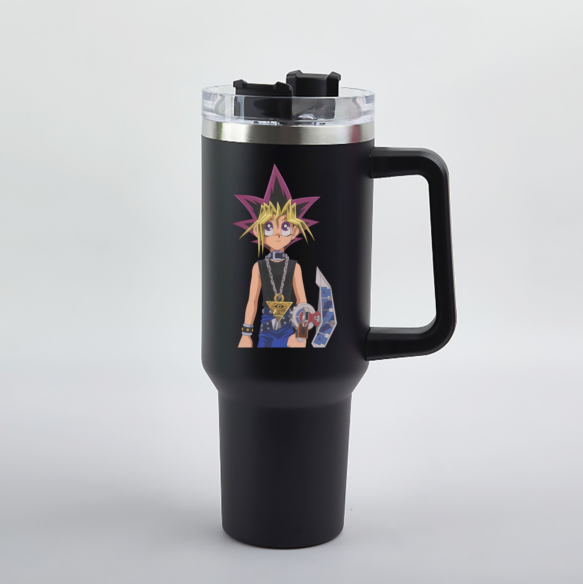 （画像用） 遊☆戯☆王 Yu-Gi-Oh! 1200mL車用タンブラー（カラープリント）