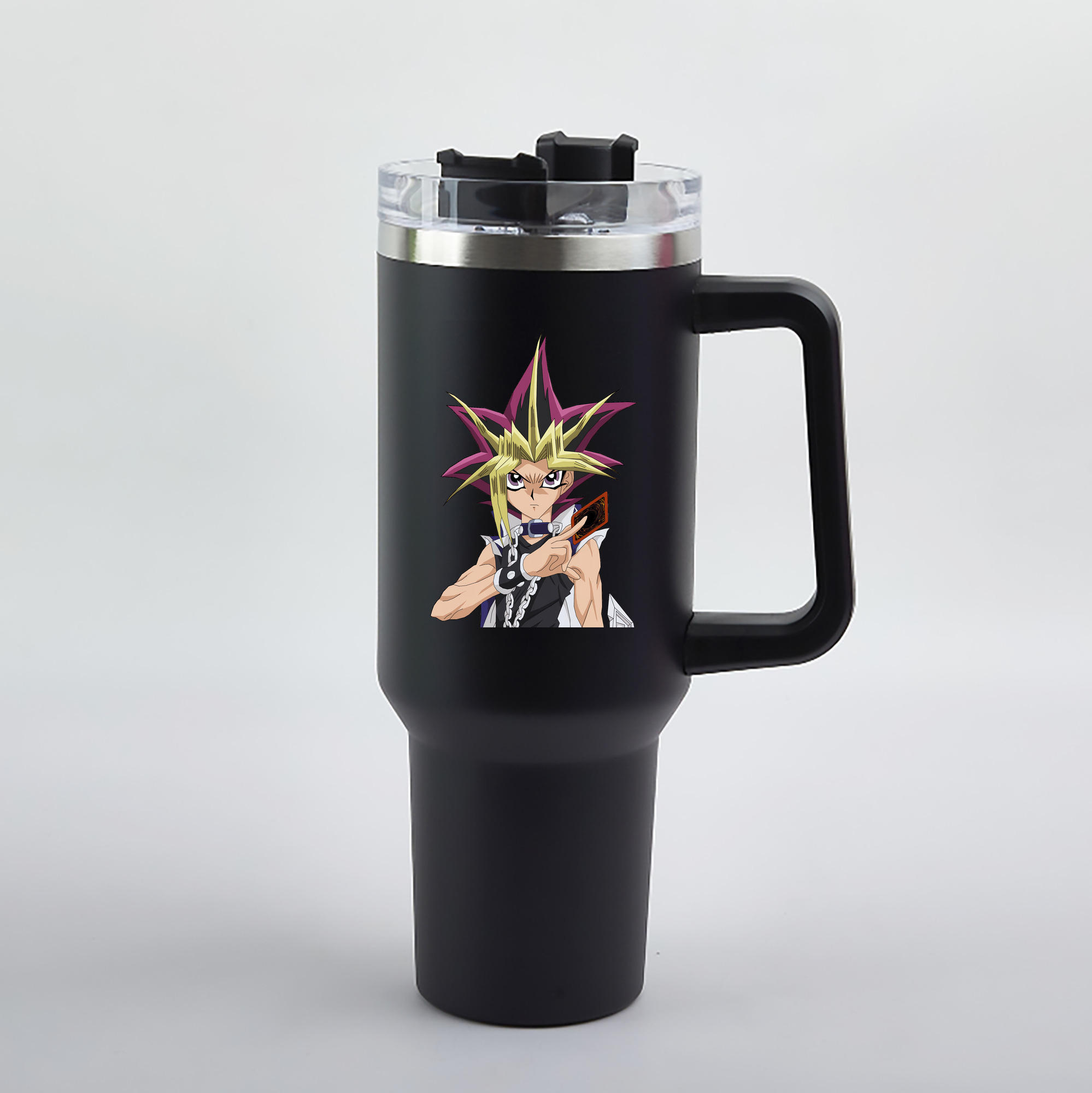 （画像用） 遊☆戯☆王 Yu-Gi-Oh! 1200mL車用タンブラー（カラープリント）