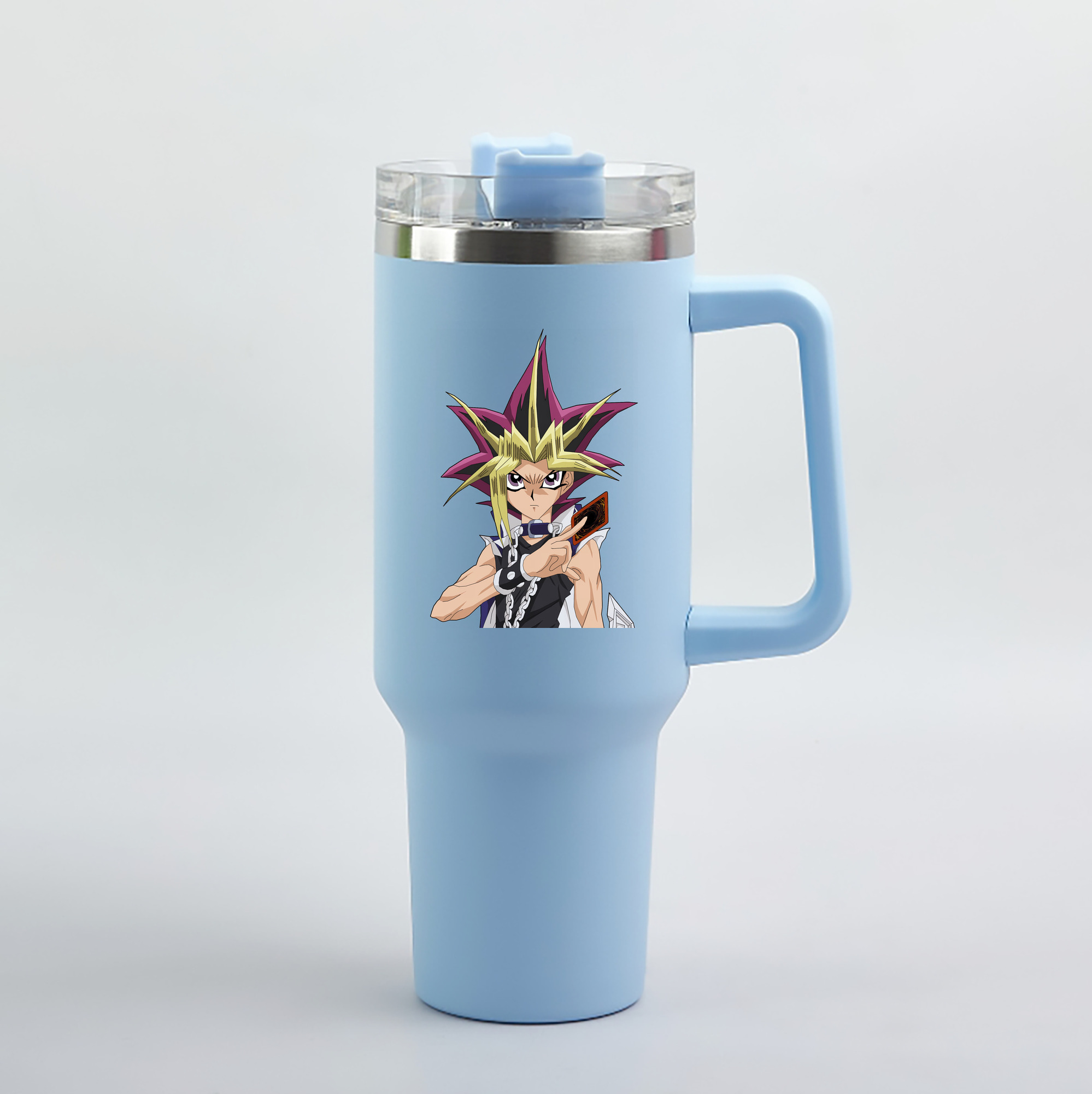 （画像用） 遊☆戯☆王 Yu-Gi-Oh! 1200mL車用タンブラー（カラープリント）