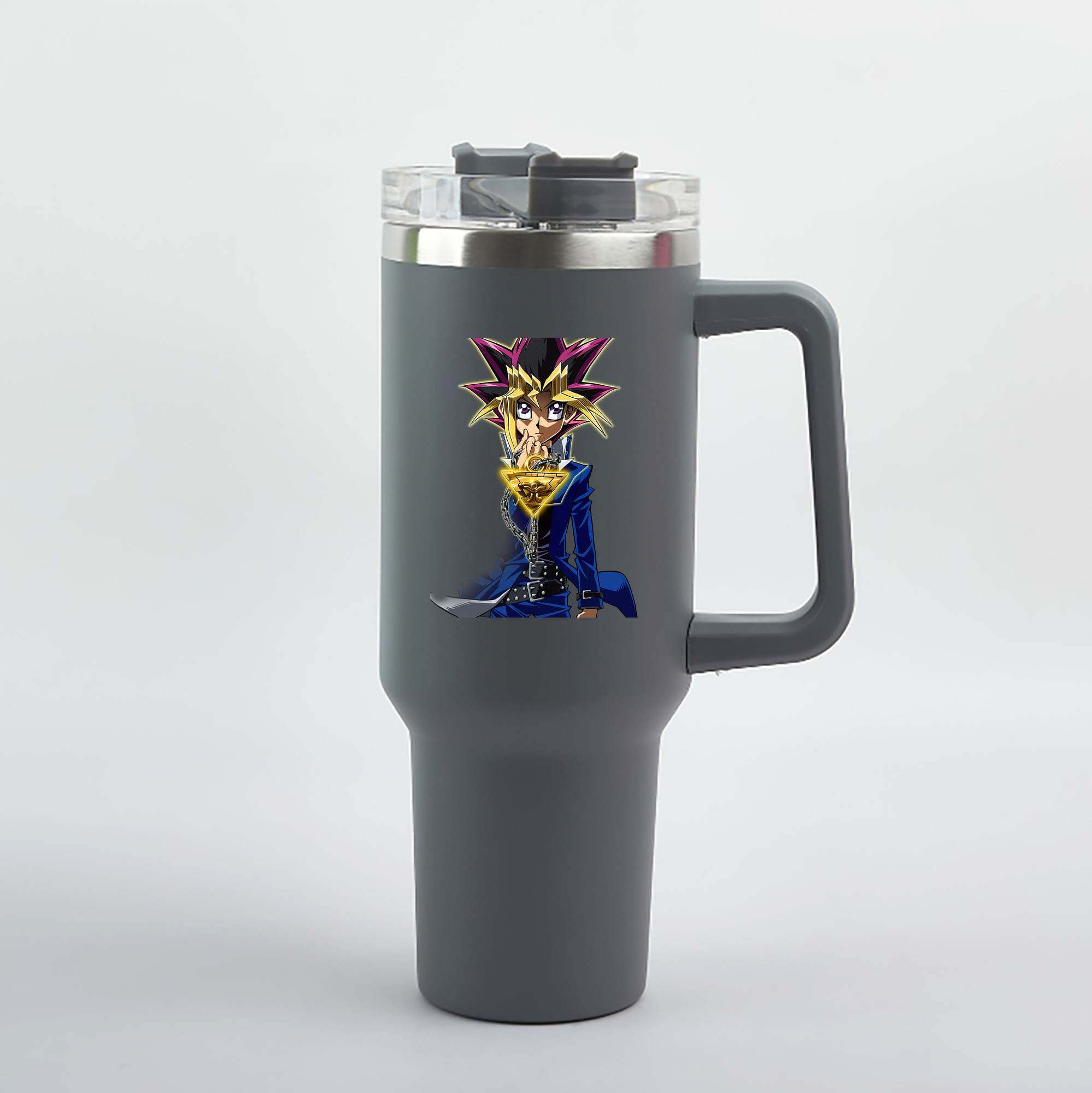 （画像用） 遊☆戯☆王 Yu-Gi-Oh! 1200mL車用タンブラー（カラープリント）