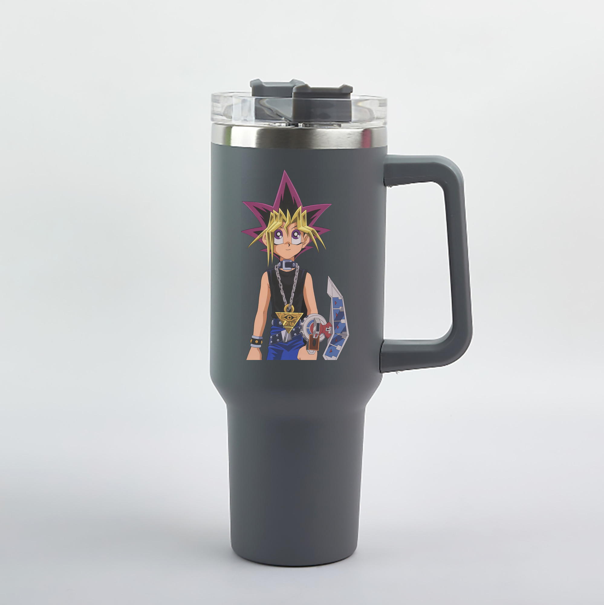 （画像用） 遊☆戯☆王 Yu-Gi-Oh! 1200mL車用タンブラー（カラープリント）