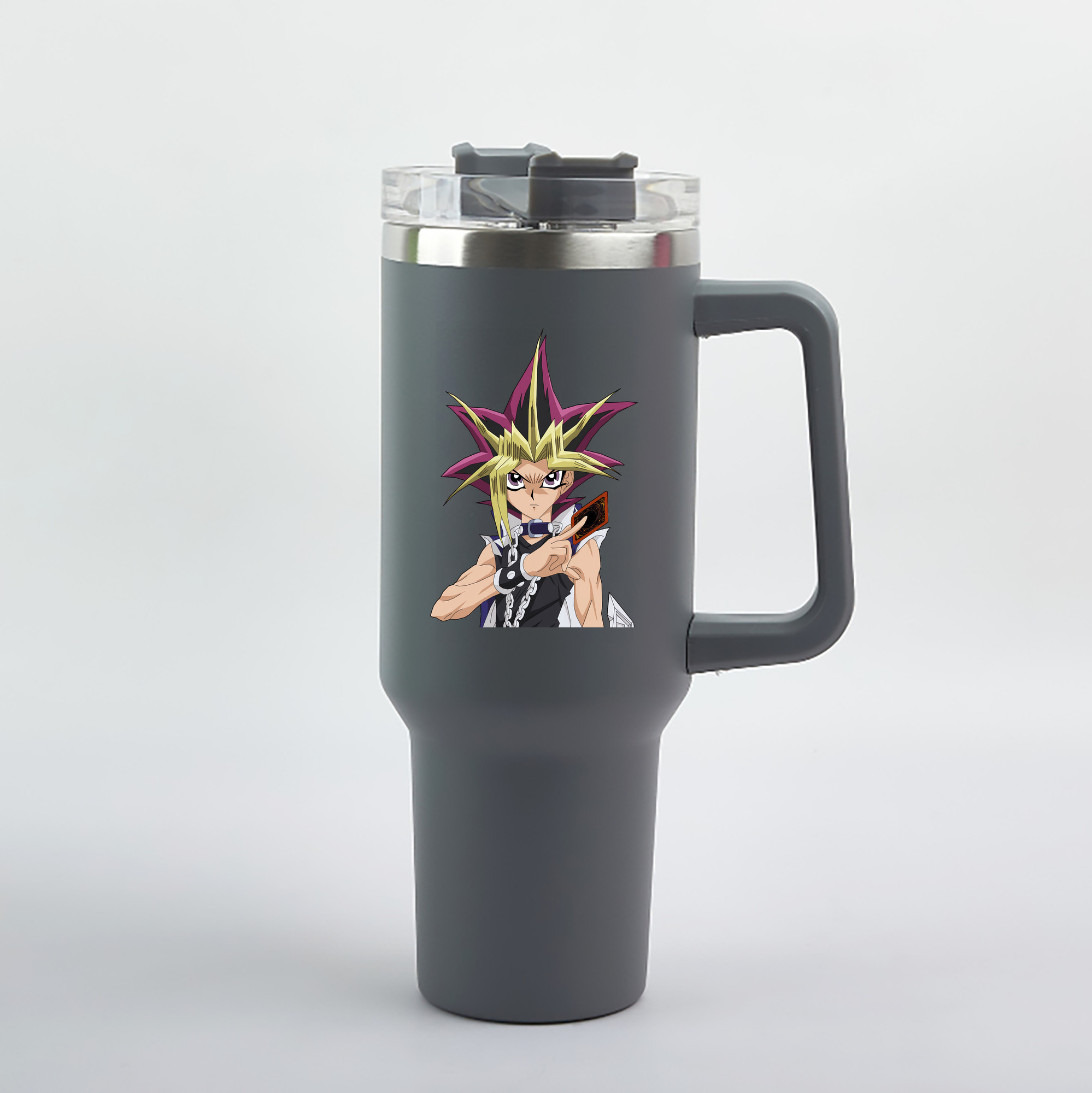 （画像用） 遊☆戯☆王 Yu-Gi-Oh! 1200mL車用タンブラー（カラープリント）