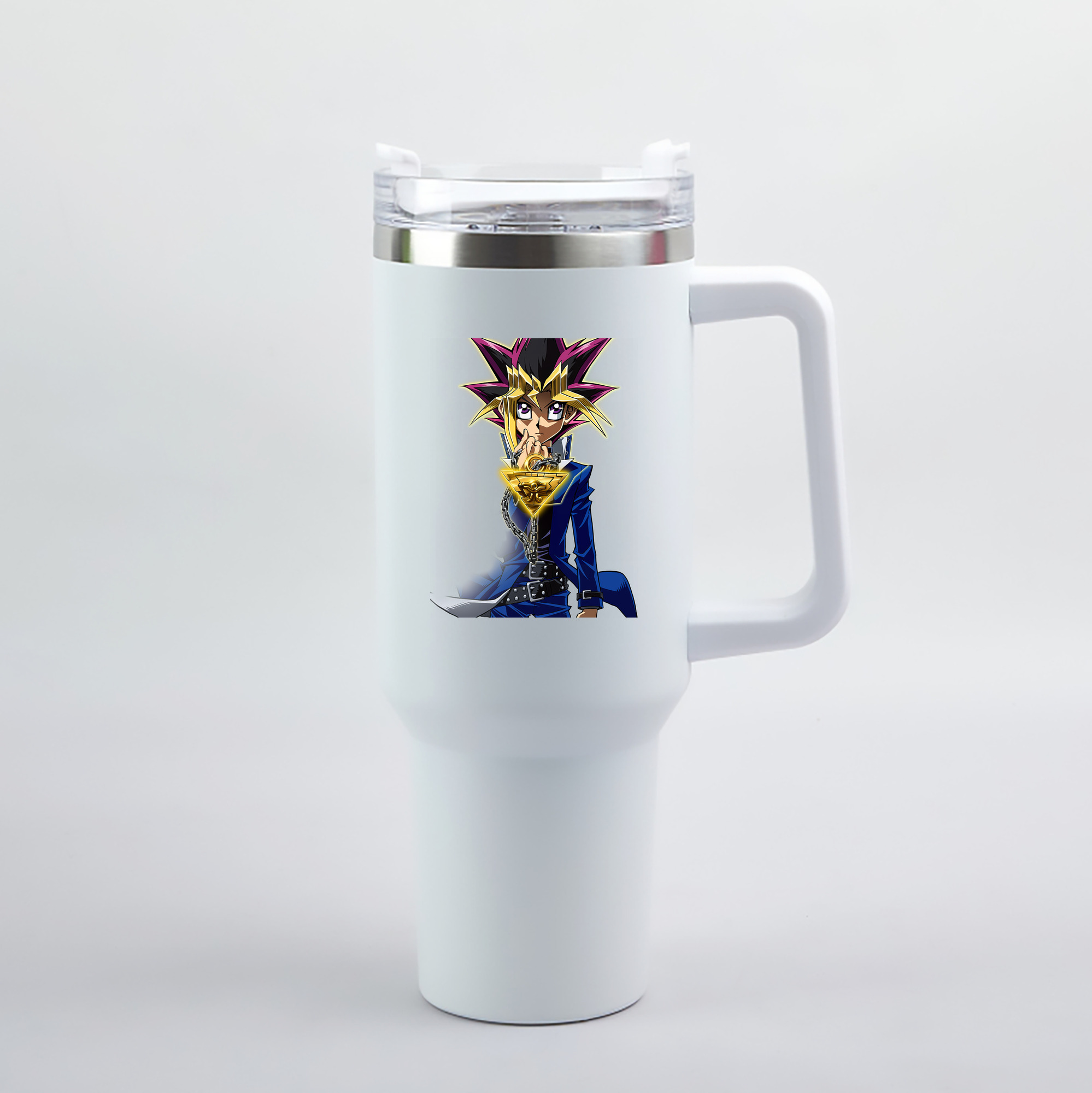 （画像用） 遊☆戯☆王 Yu-Gi-Oh! 1200mL車用タンブラー（カラープリント）
