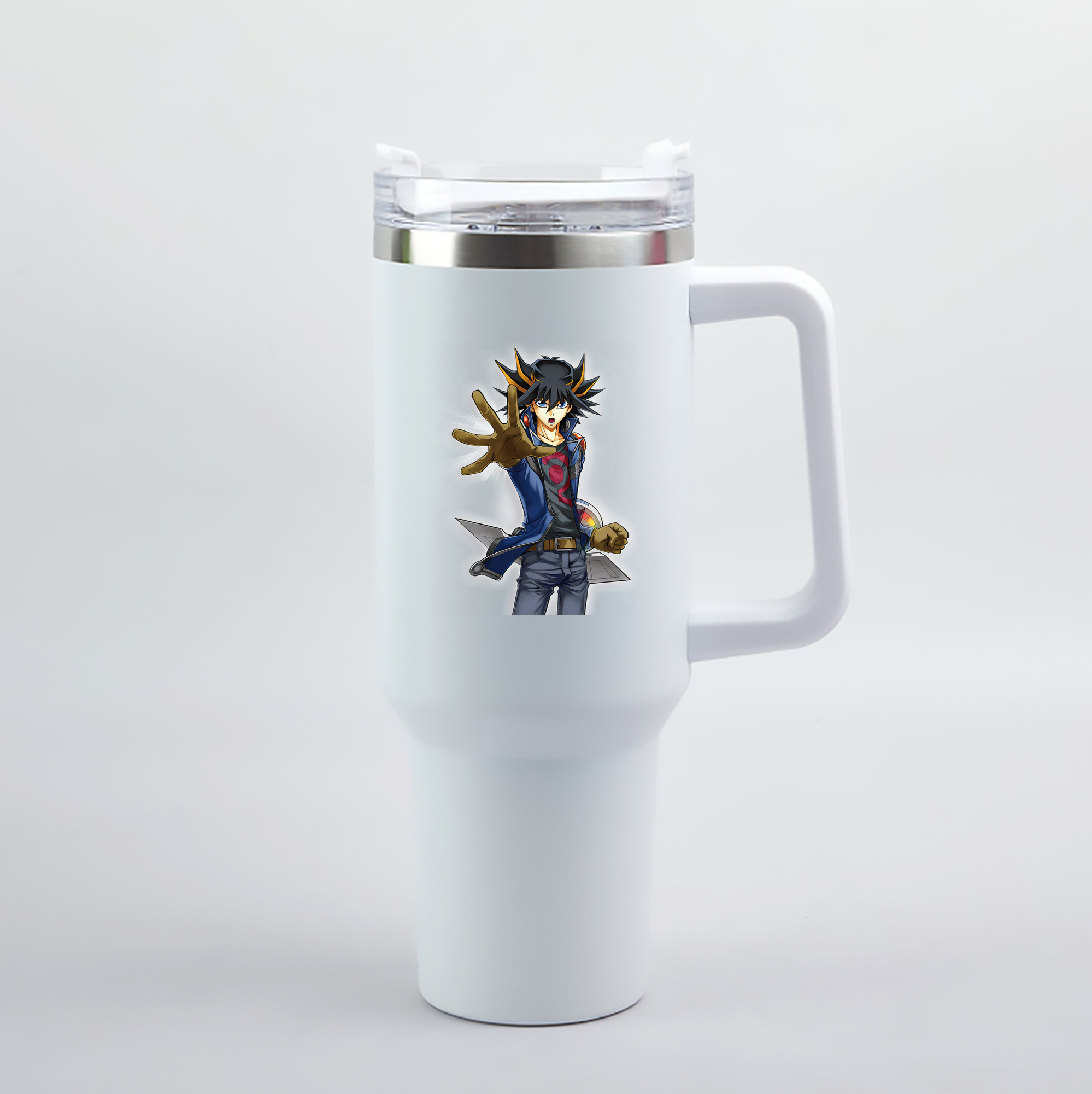 （画像用） 遊☆戯☆王 Yu-Gi-Oh! 1200mL車用タンブラー（カラープリント）