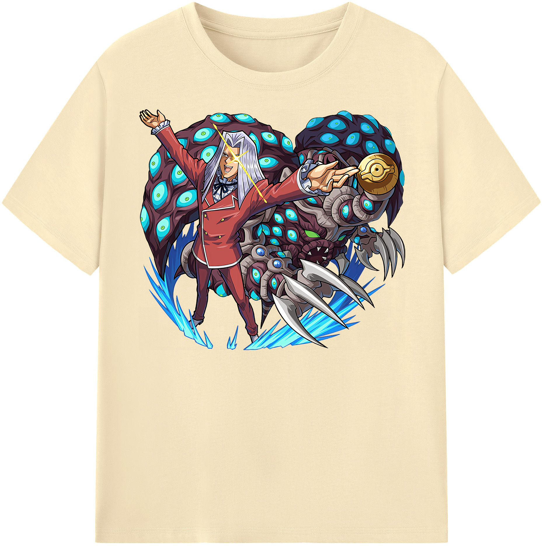 （画像用） 遊☆戯☆王 Yu-Gi-Oh! 綿100％半袖Tシャツ（フロントプリント）