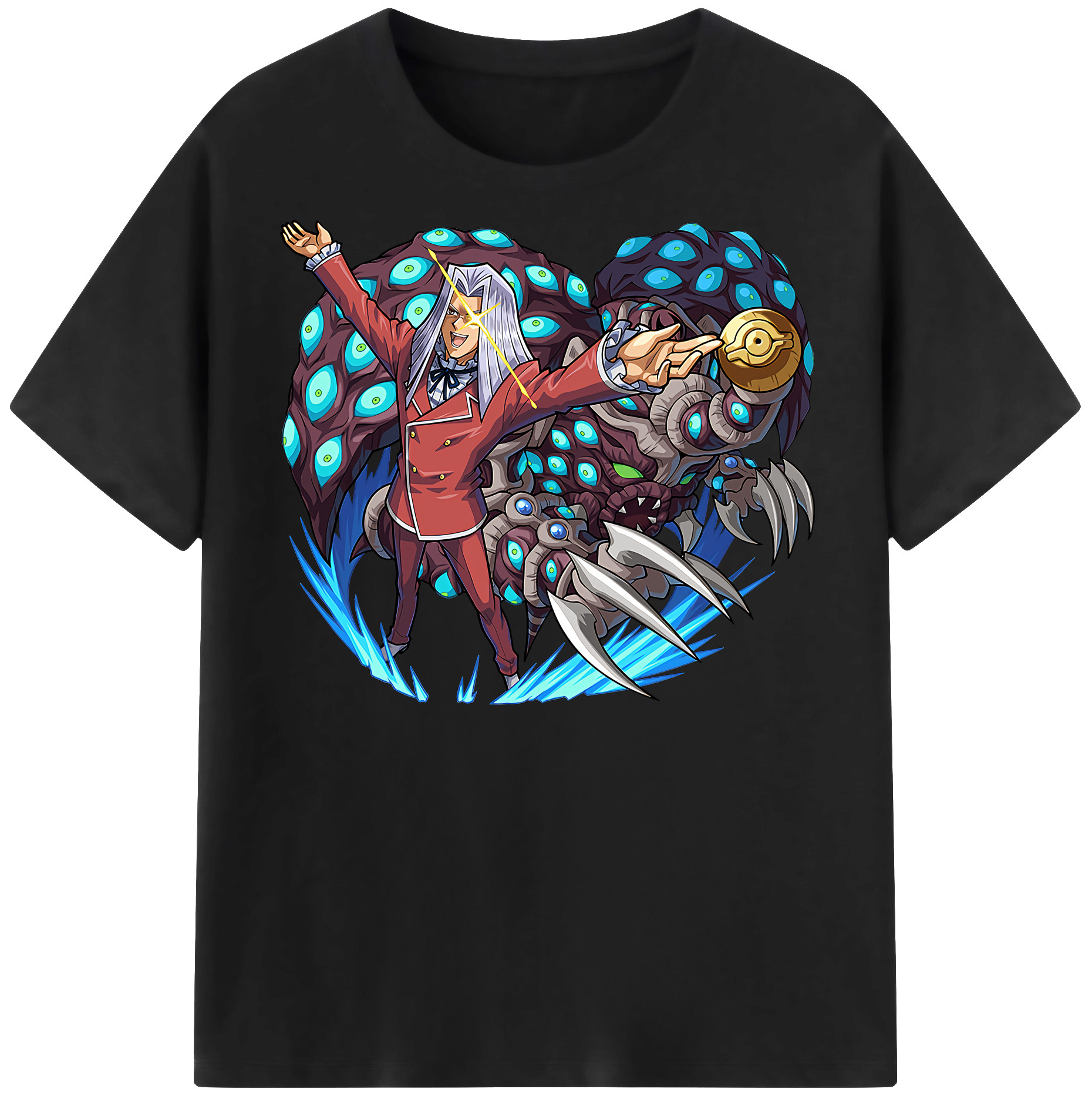 （画像用） 遊☆戯☆王 Yu-Gi-Oh! 綿100％半袖Tシャツ（フロントプリント）