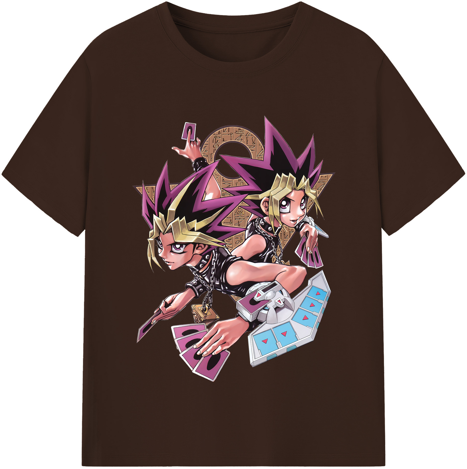 （画像用） 遊☆戯☆王 Yu-Gi-Oh! 綿100％半袖Tシャツ（フロントプリント）