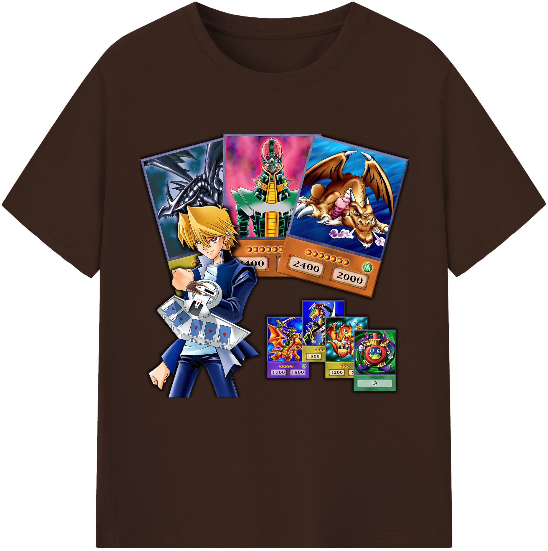（画像用） 遊☆戯☆王 Yu-Gi-Oh! 綿100％半袖Tシャツ（フロントプリント）