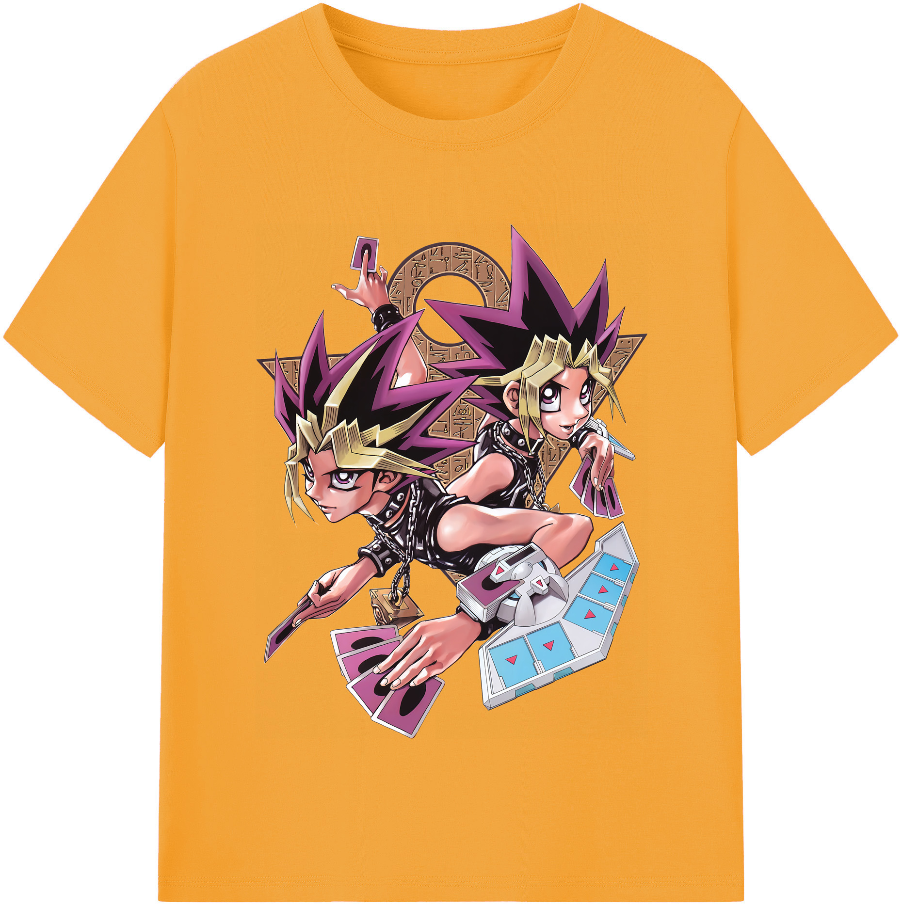 （画像用） 遊☆戯☆王 Yu-Gi-Oh! 綿100％半袖Tシャツ（フロントプリント）