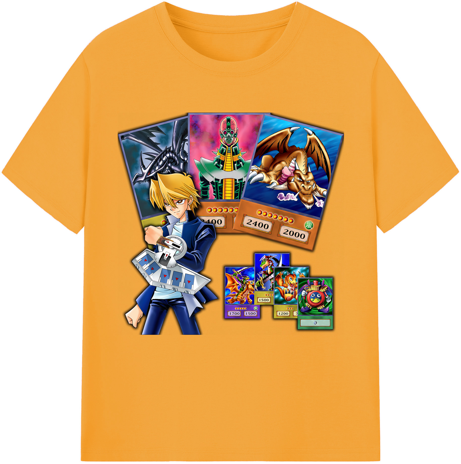 （画像用） 遊☆戯☆王 Yu-Gi-Oh! 綿100％半袖Tシャツ（フロントプリント）