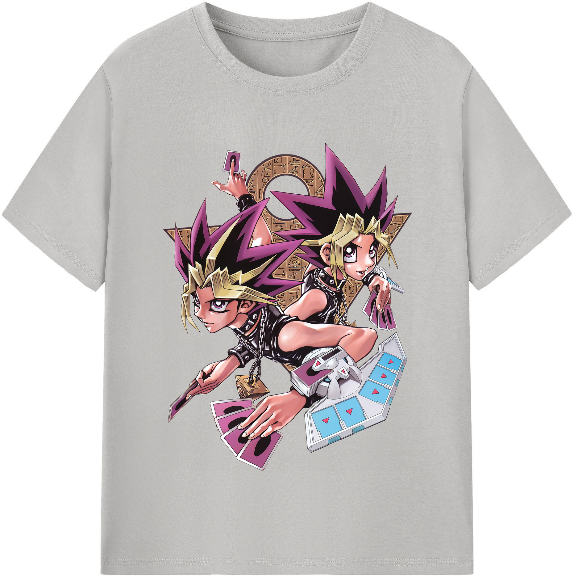 （画像用） 遊☆戯☆王 Yu-Gi-Oh! 綿100％半袖Tシャツ（フロントプリント）