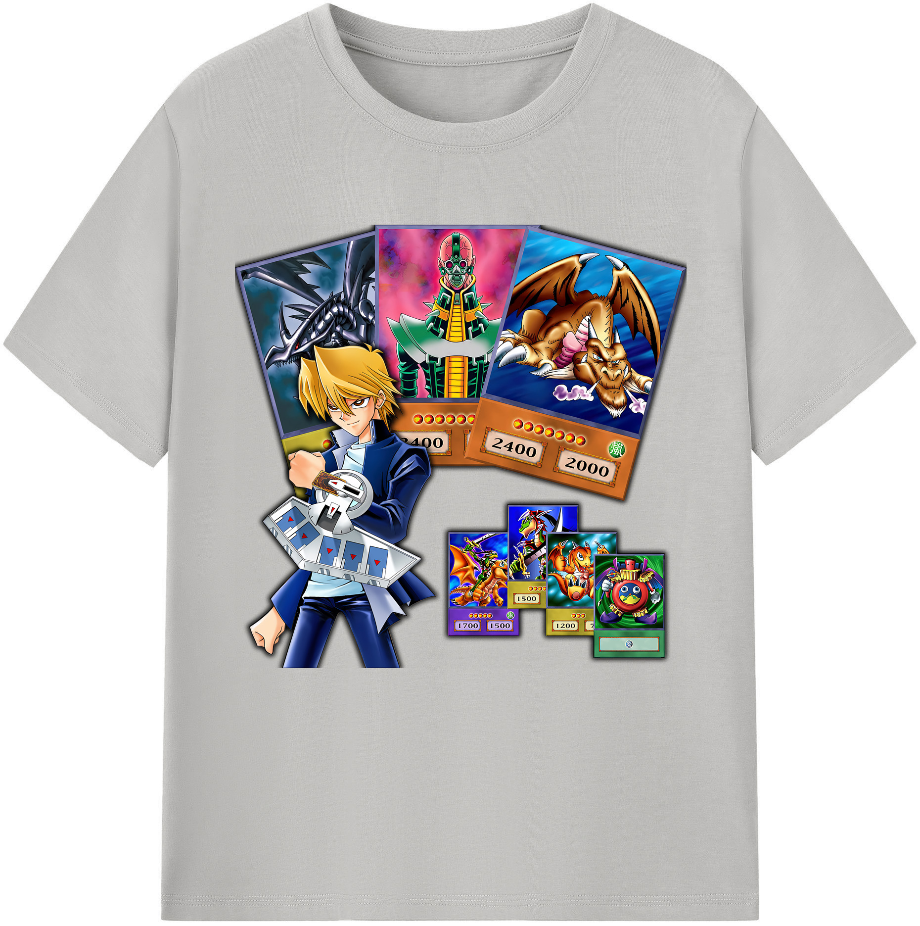 （画像用） 遊☆戯☆王 Yu-Gi-Oh! 綿100％半袖Tシャツ（フロントプリント）