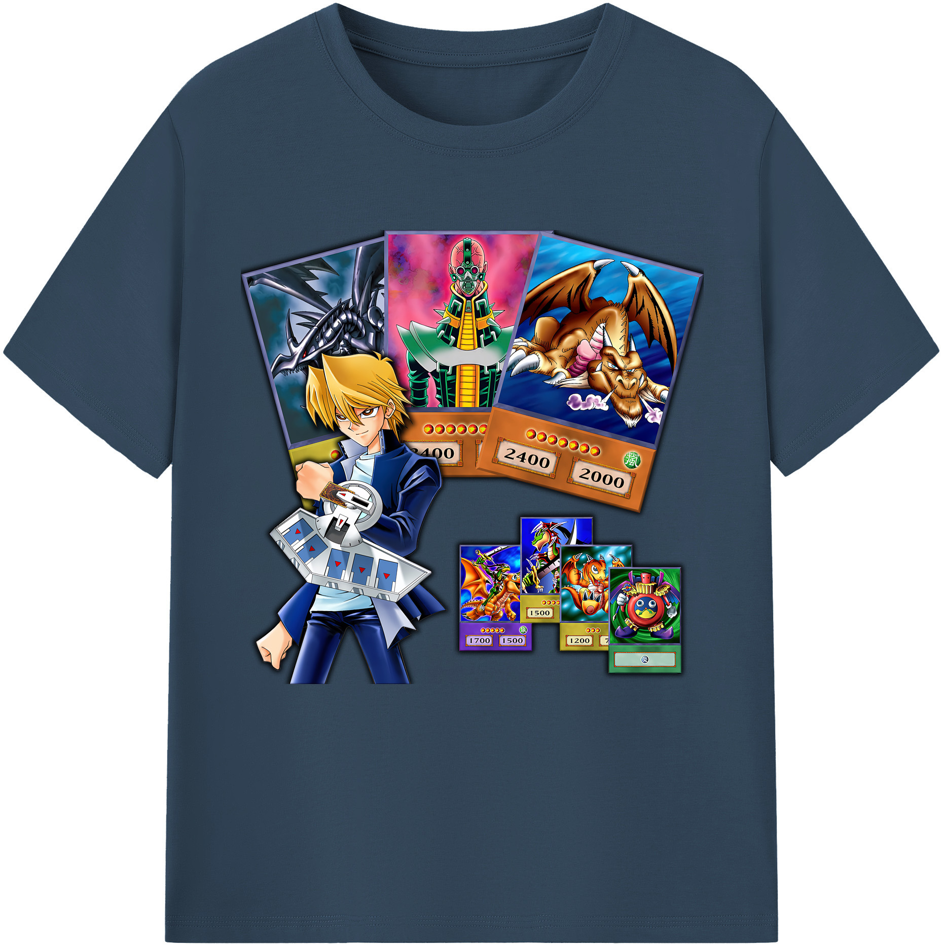 （画像用） 遊☆戯☆王 Yu-Gi-Oh! 綿100％半袖Tシャツ（フロントプリント）
