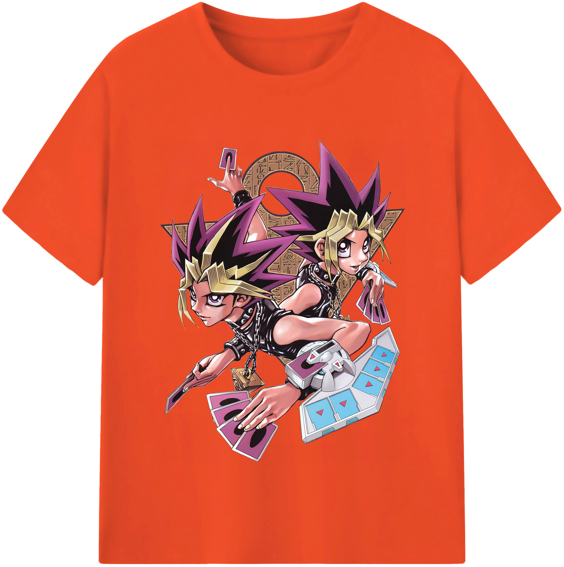（画像用） 遊☆戯☆王 Yu-Gi-Oh! 綿100％半袖Tシャツ（フロントプリント）