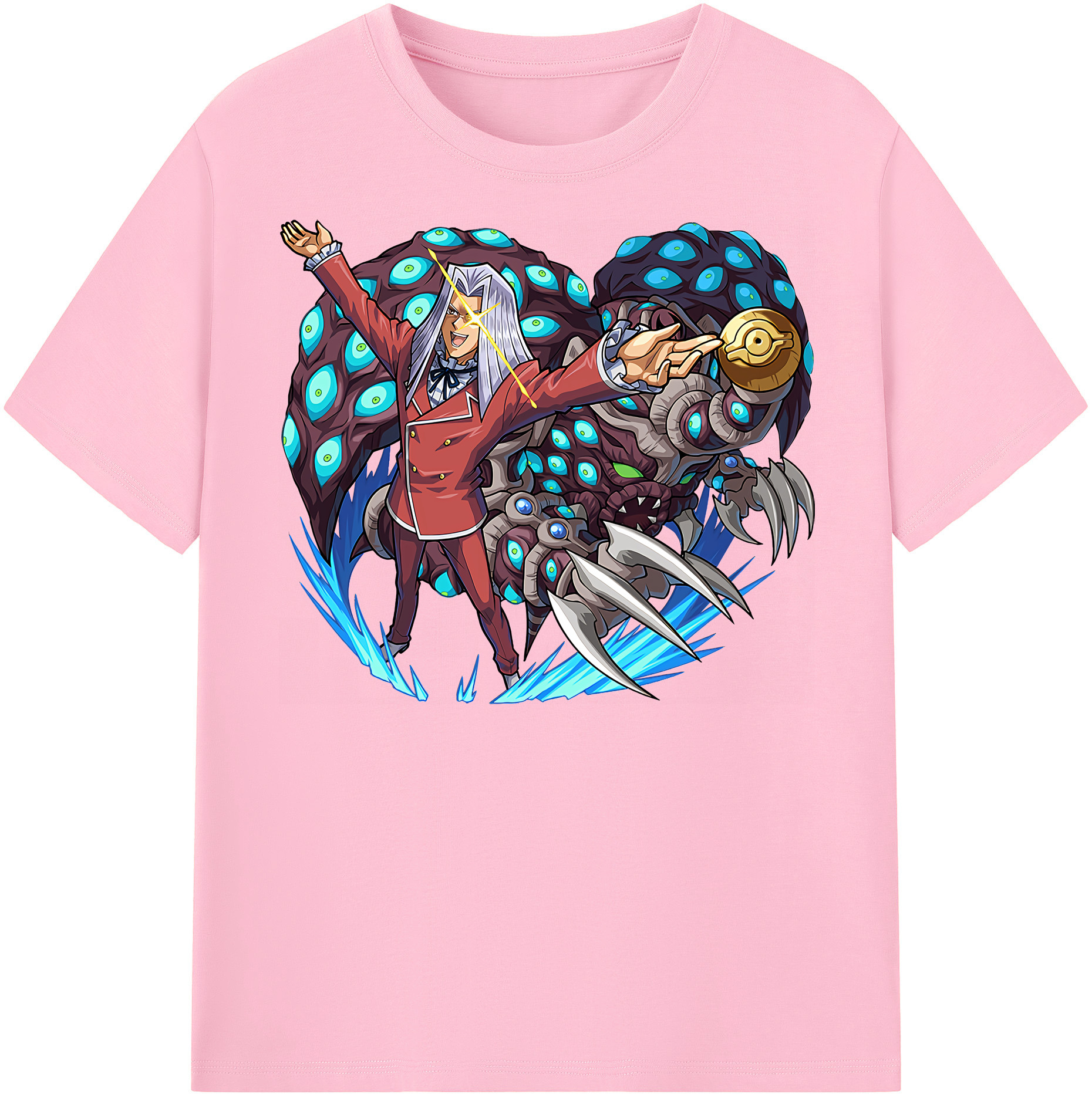 （画像用） 遊☆戯☆王 Yu-Gi-Oh! 綿100％半袖Tシャツ（フロントプリント）
