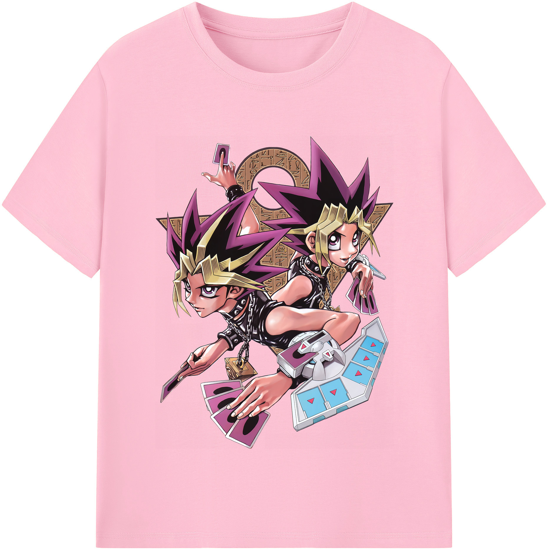 （画像用） 遊☆戯☆王 Yu-Gi-Oh! 綿100％半袖Tシャツ（フロントプリント）