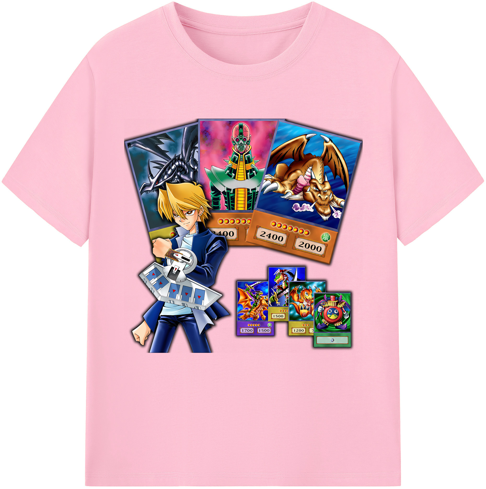 （画像用） 遊☆戯☆王 Yu-Gi-Oh! 綿100％半袖Tシャツ（フロントプリント）