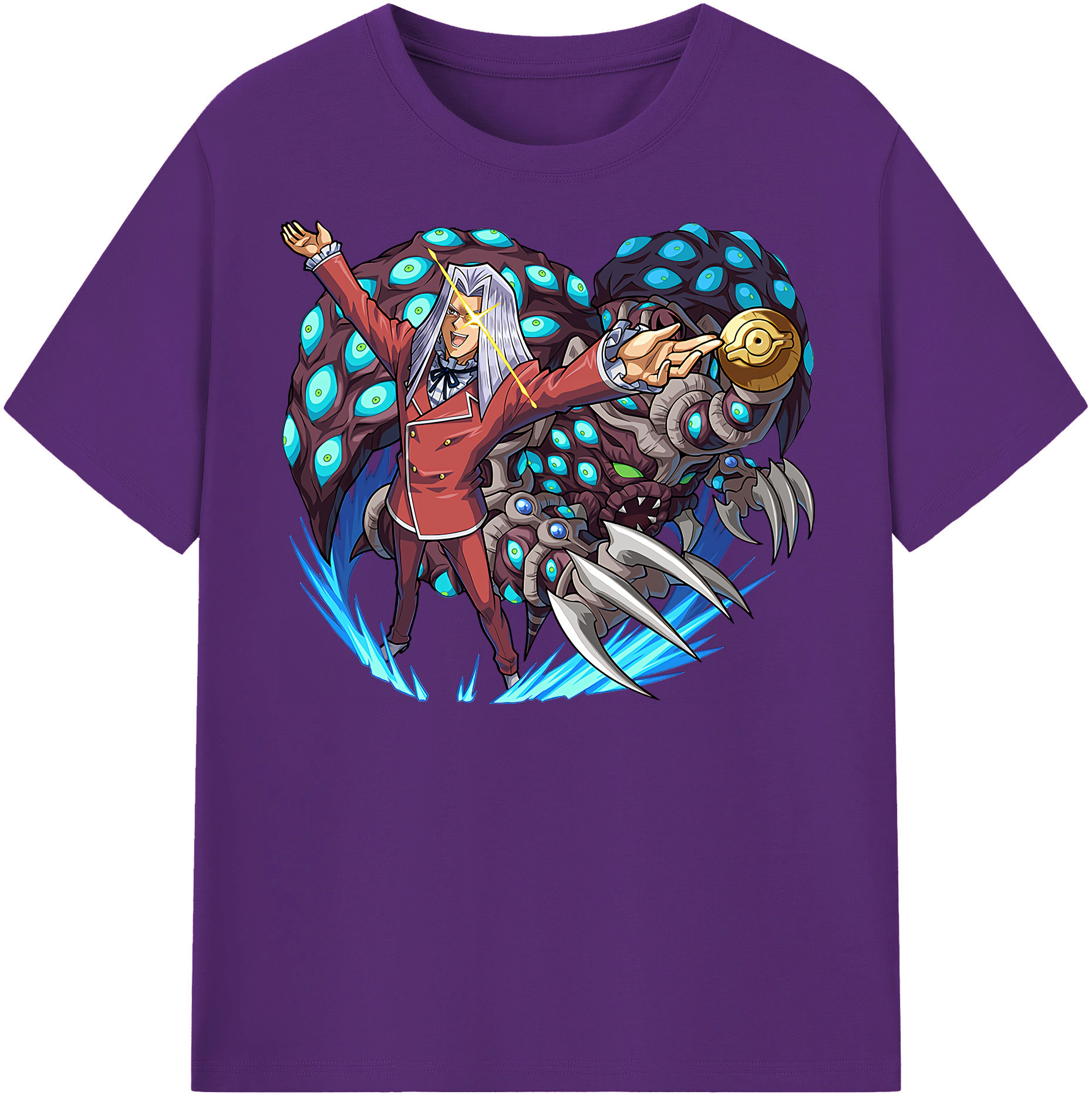 （画像用） 遊☆戯☆王 Yu-Gi-Oh! 綿100％半袖Tシャツ（フロントプリント）