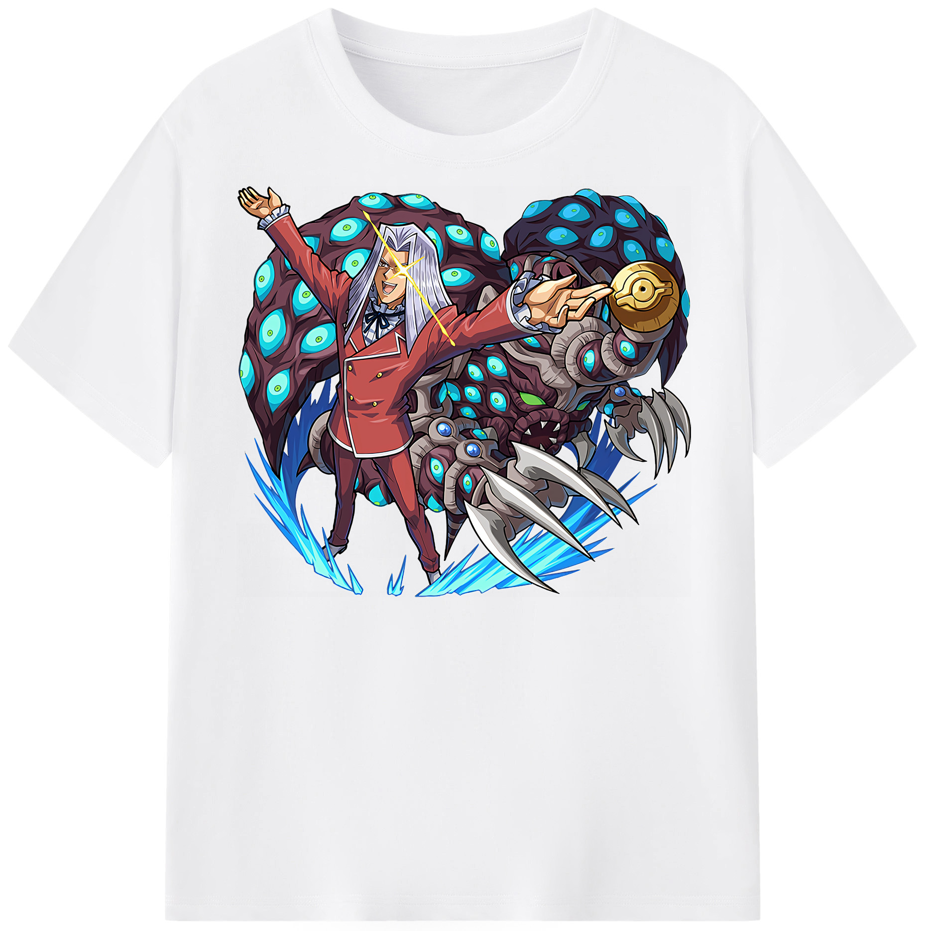（画像用） 遊☆戯☆王 Yu-Gi-Oh! 綿100％半袖Tシャツ（フロントプリント）